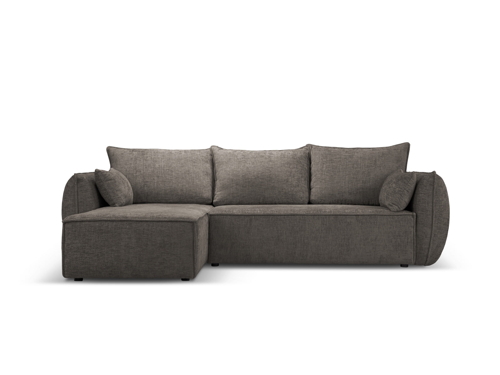 Divano angolare con funzione letto e box, "Kaelle", 4 posti, 252x165x87