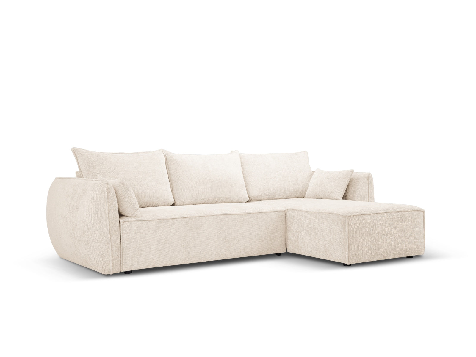 Divano angolare con funzione letto e box, "Kaelle", 4 posti, 252x165x87