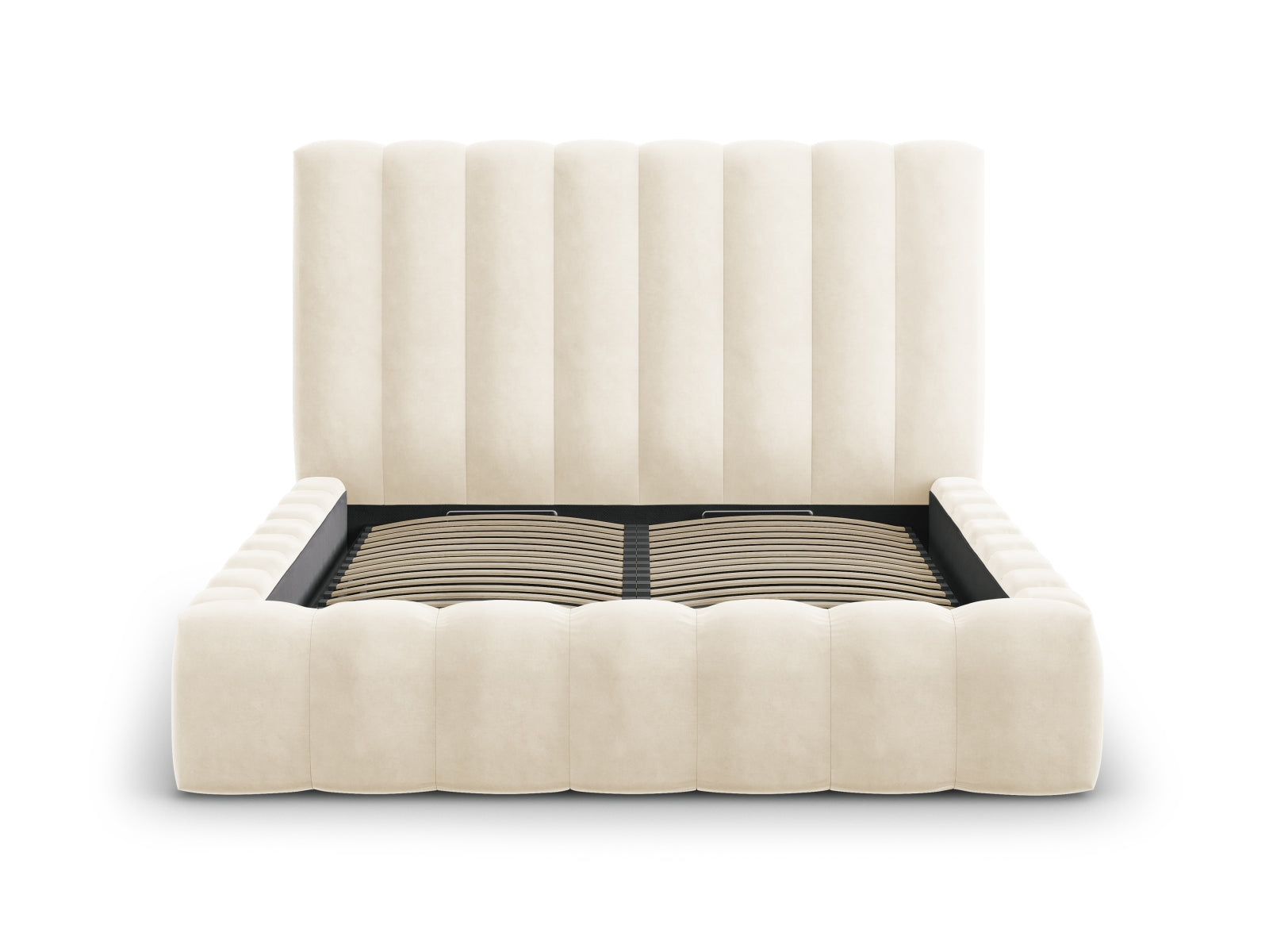 Letto contenitore con testiera, "Kelp", 230x205x125
