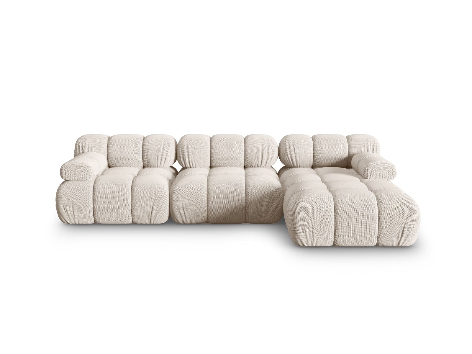 Divano angolare con chaise longue, "Bellis", 4 posti, 282x155x70