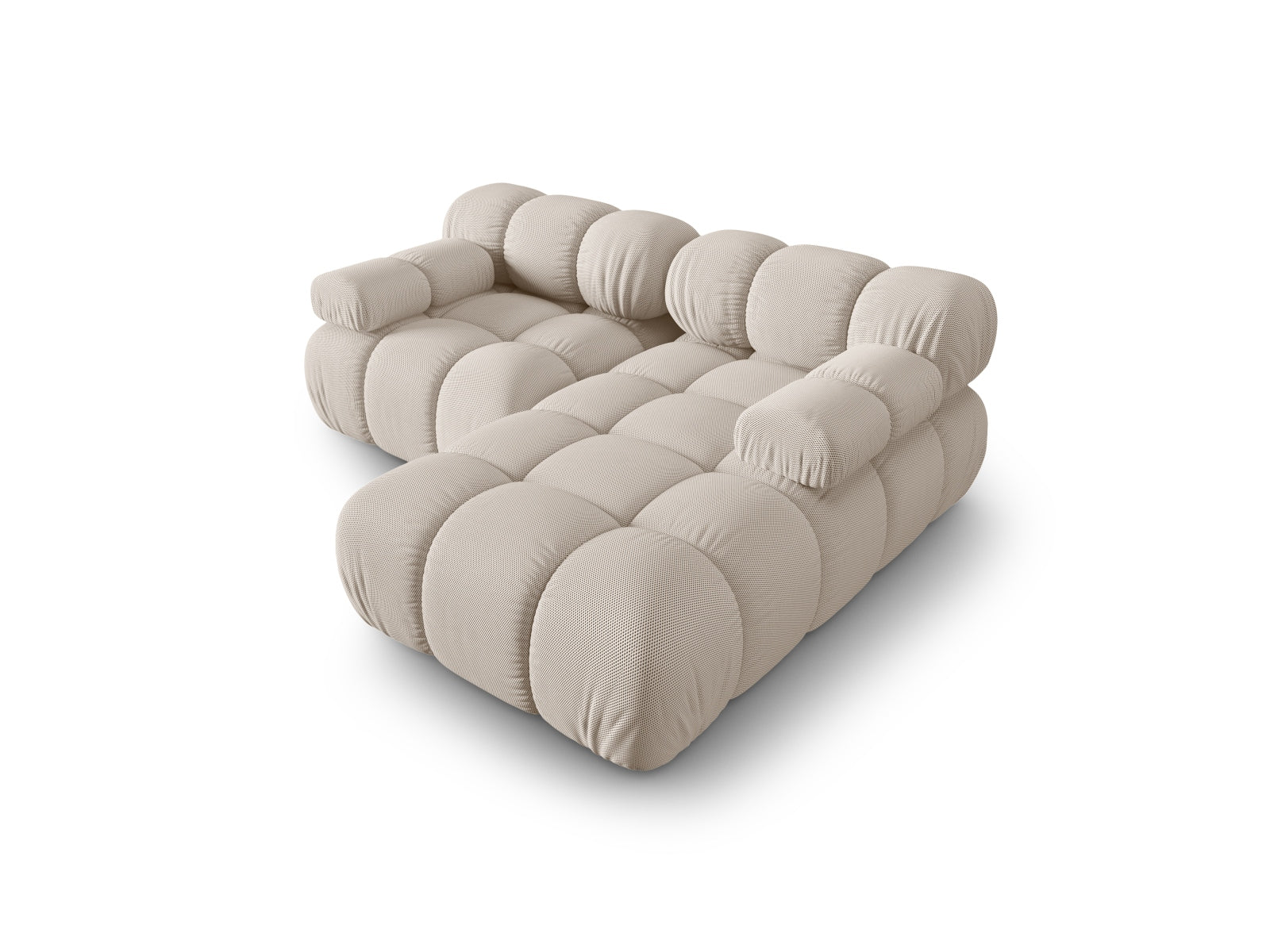 Divano angolare componibile con chaise longue , "Bellis", 3 posti, 188x155x70