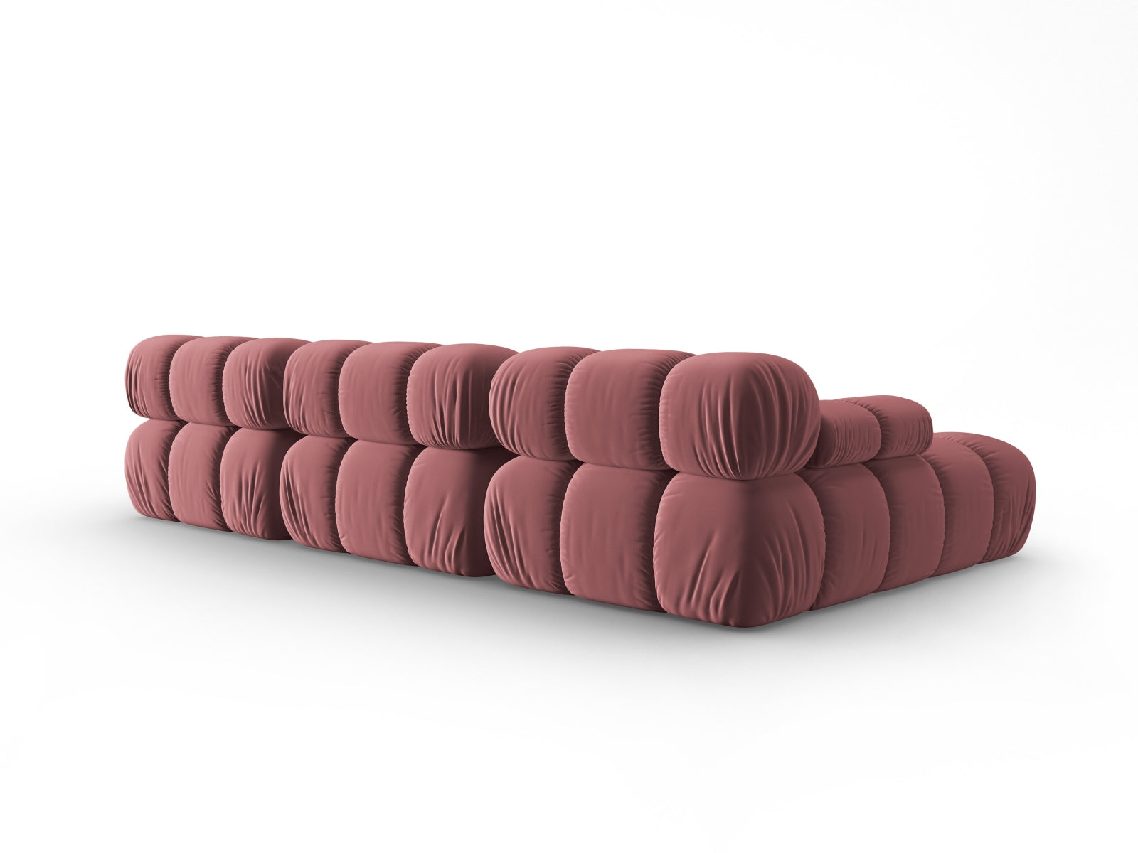 Divano angolare con chaise longue, "Bellis", 4 posti, 282x155x70
