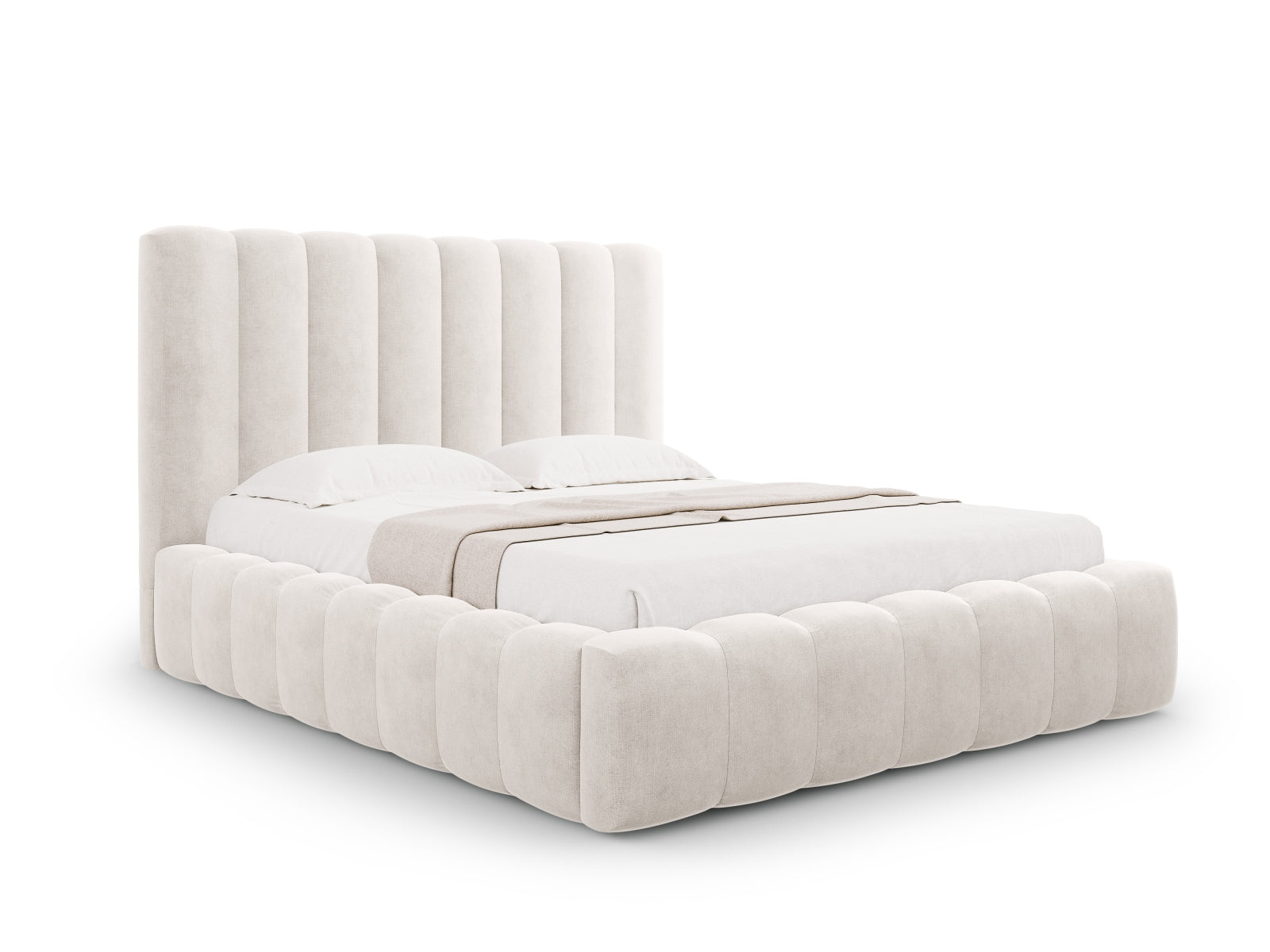 Letto contenitore con testiera, "Kelp", 230x165x125