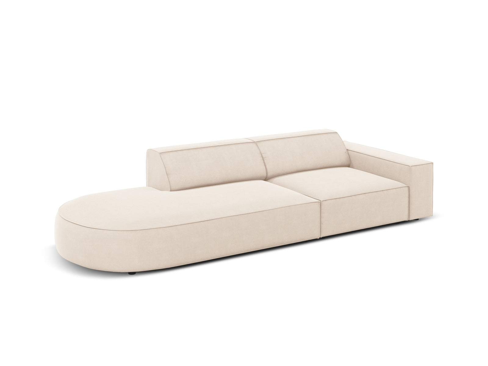 Divano, "Jodie", 3 Posti, 262x102x70, arrotondato