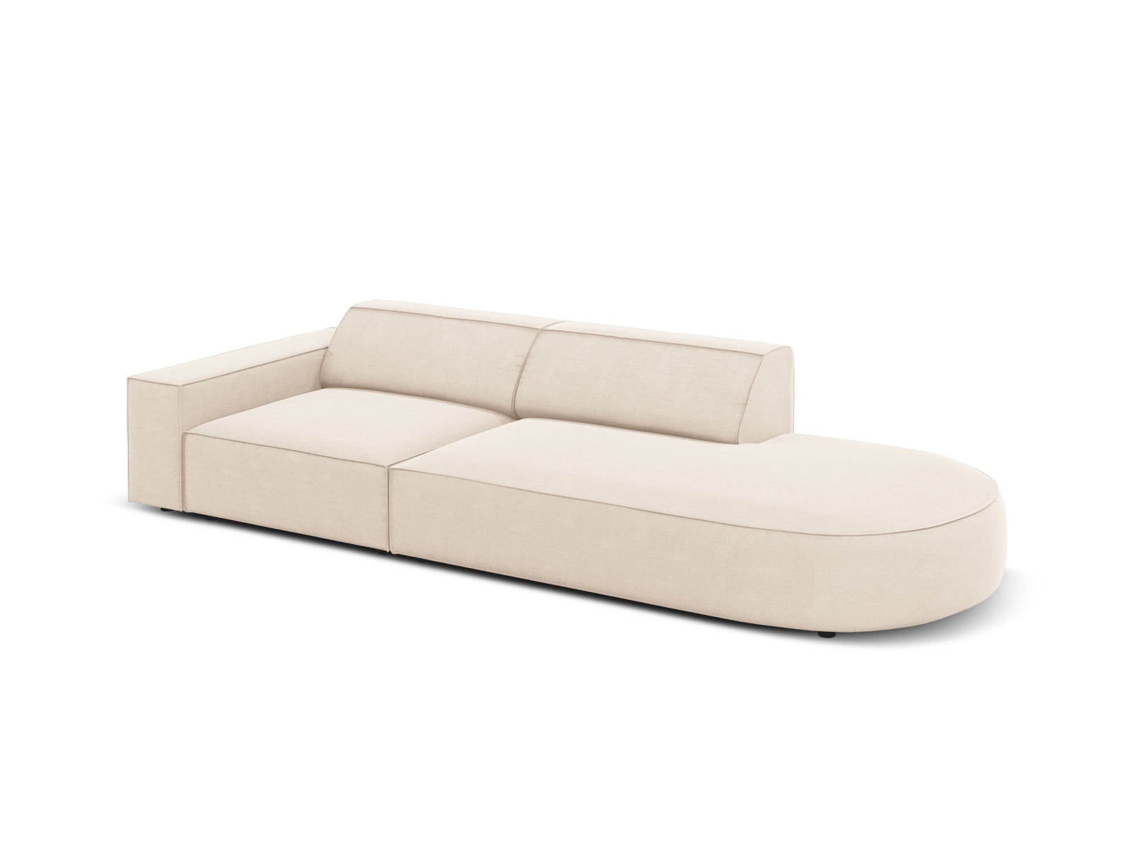 Divano, "Jodie", 3 Posti, 262x102x70, arrotondato