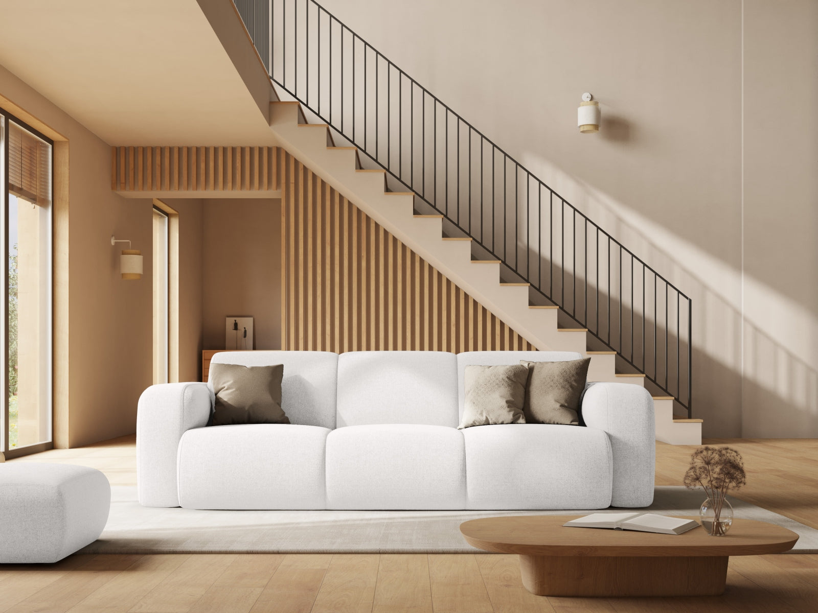 Pouf, "Molino", 1 Posto, 75x75x36