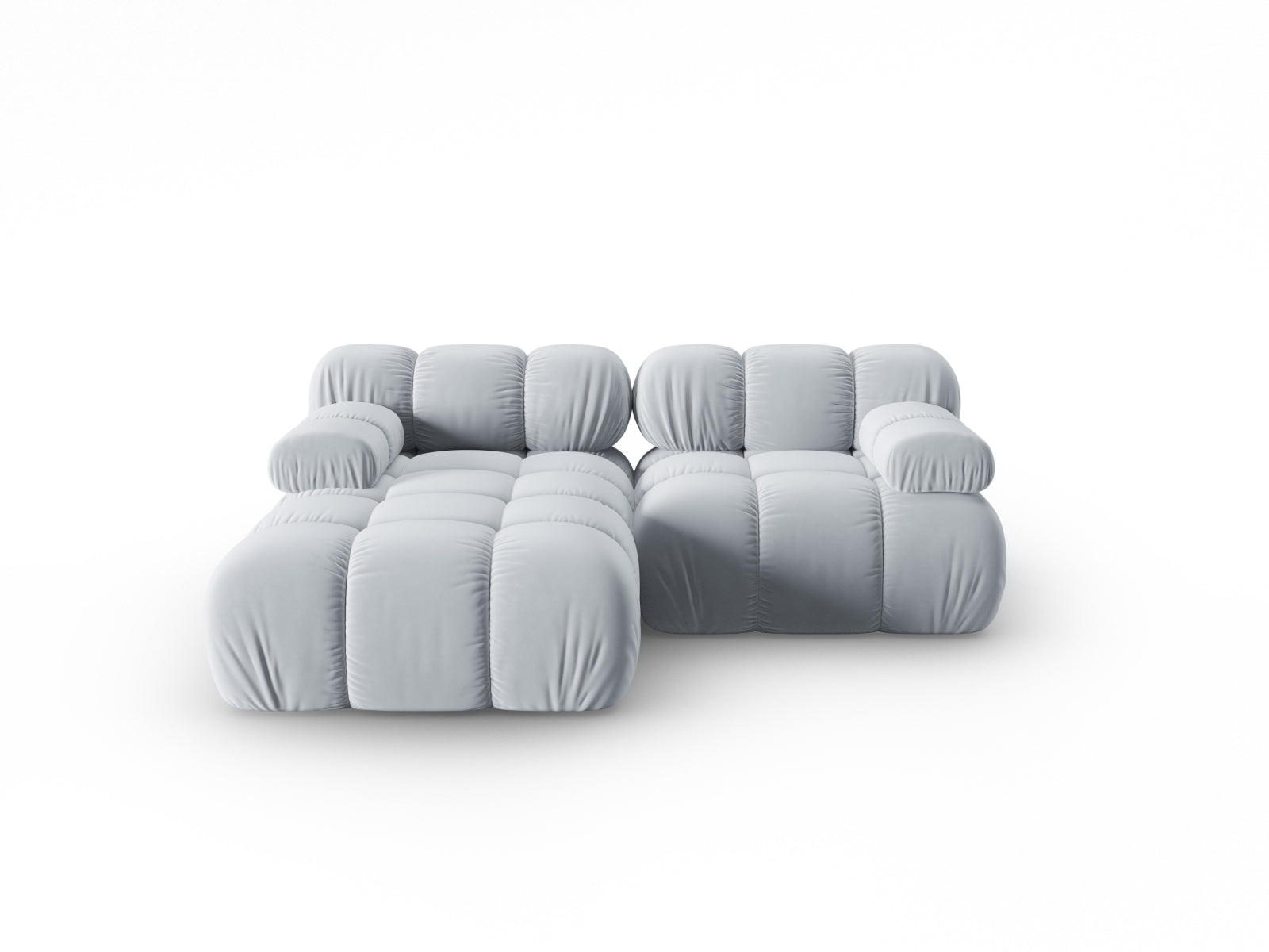 Divano angolare componibile con chaise longue , "Bellis", 3 posti, 188x155x70