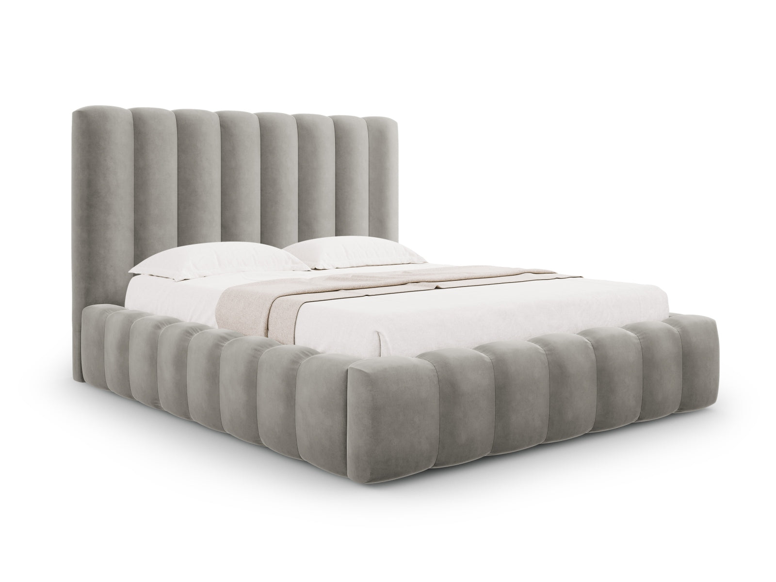 Letto contenitore con testiera, "Kelp", 230x225x125