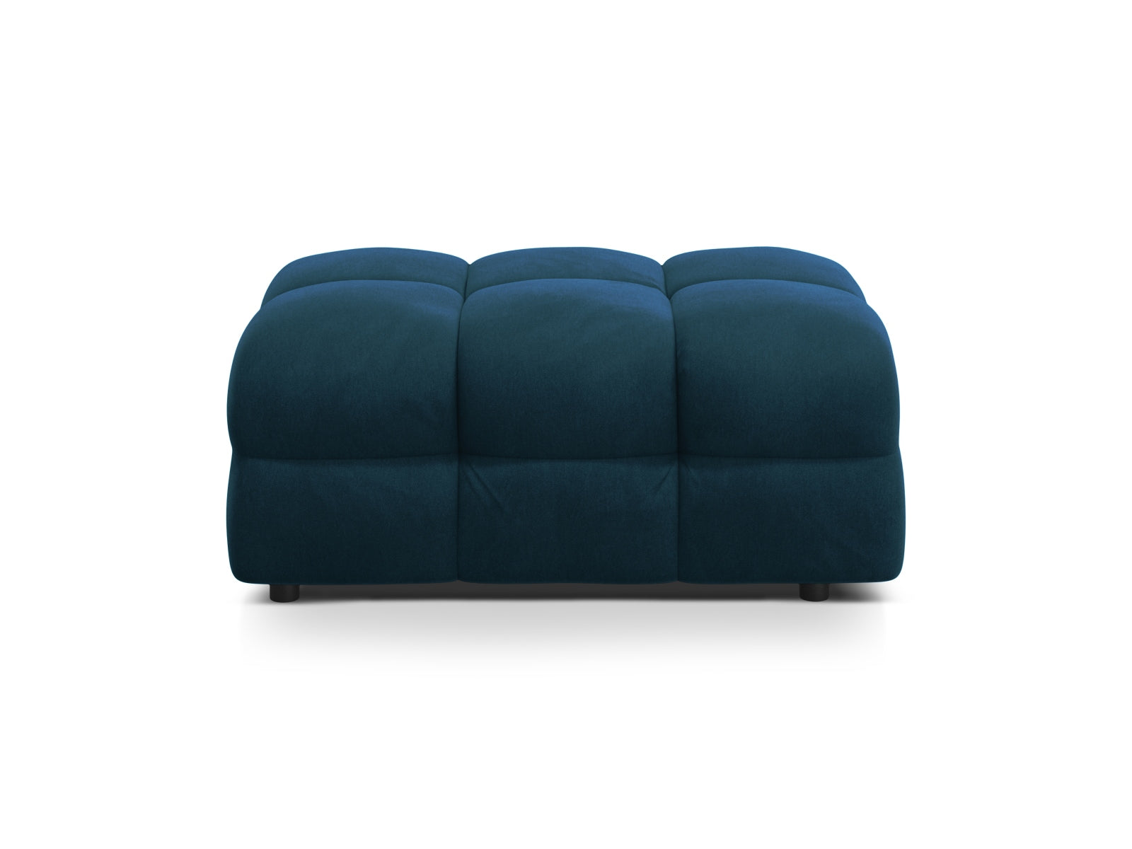 Pouf in velluto, "Kendal", 1 Posto, 104x72x45