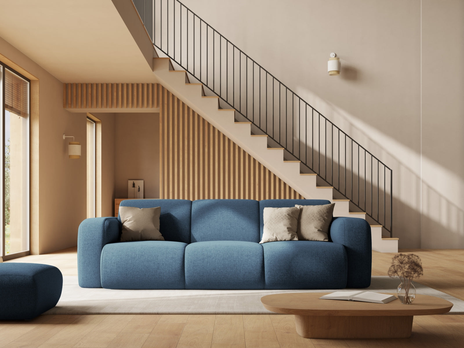 Pouf, "Molino", 1 Posto, 75x75x36