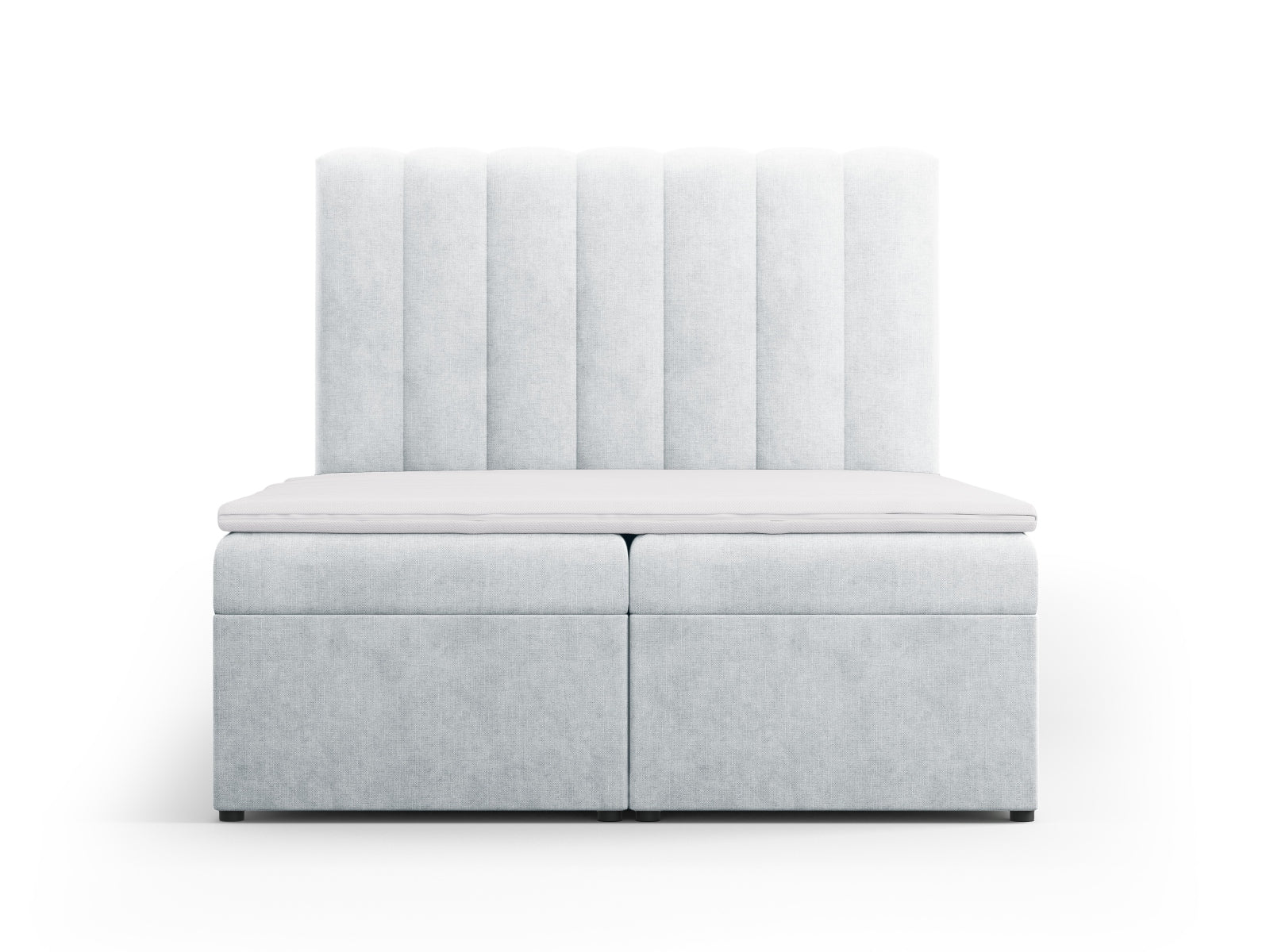 Letto: testiera + molle/materasso + coprimaterasso, "Kelp", 210x140x125