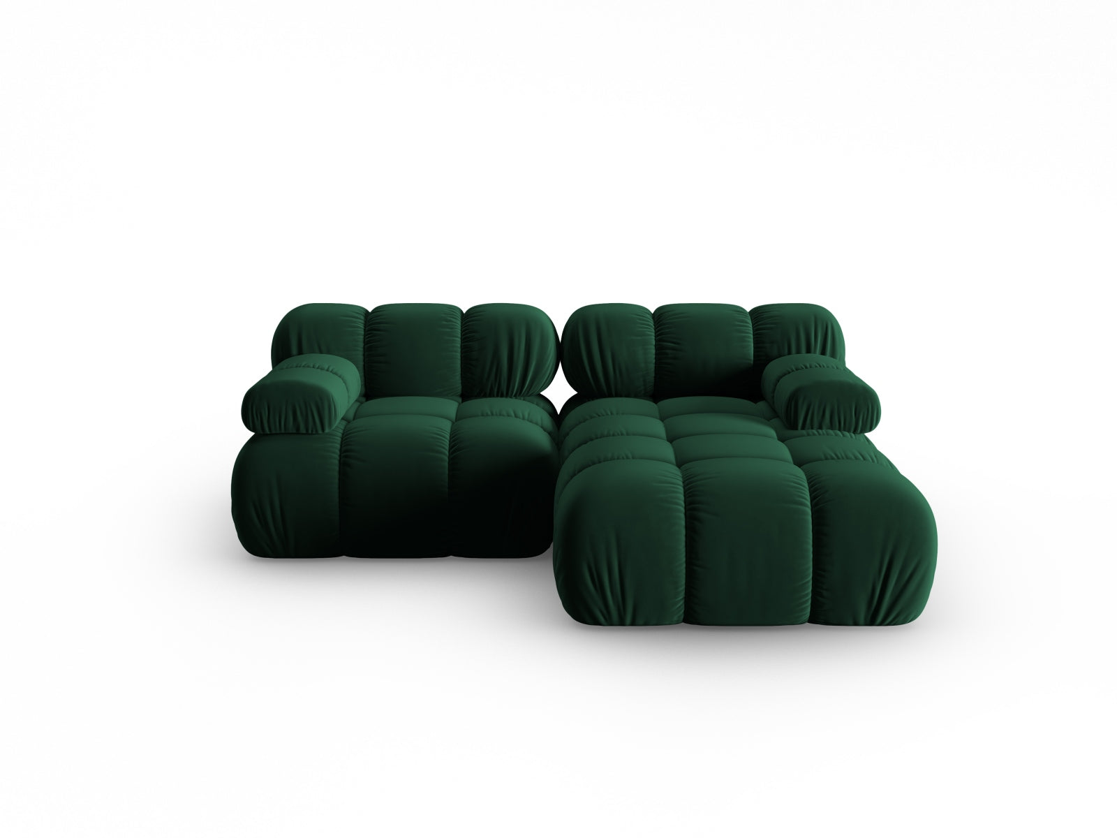 Divano angolare componibile con chaise longue , "Bellis", 3 posti, 188x155x70