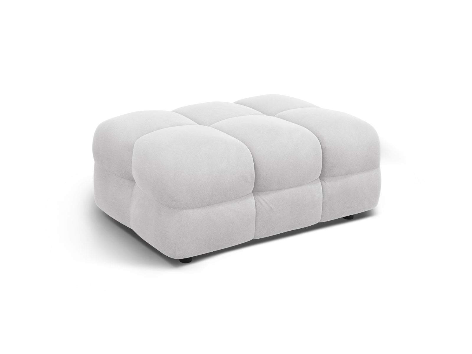 Pouf in velluto, "Kendal", 1 Posto, 104x72x45