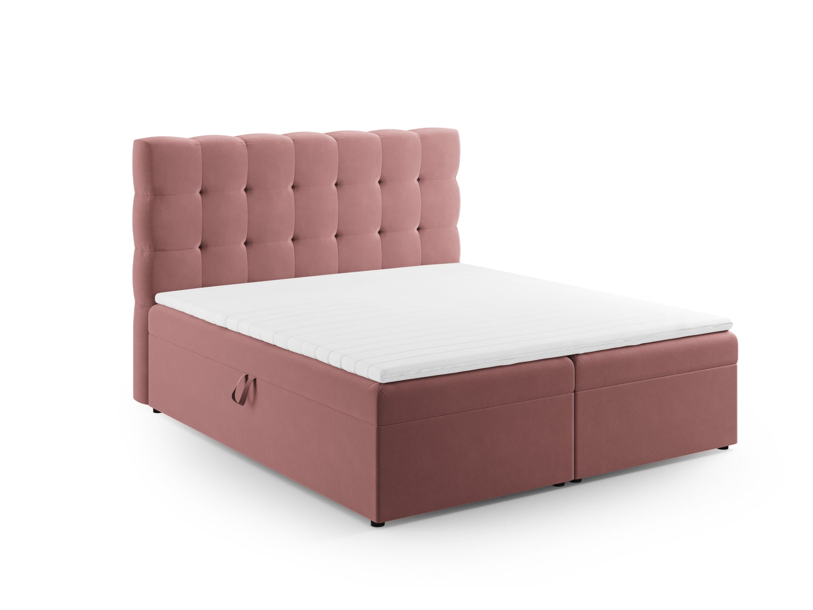 Letto: testiera + molle/materasso + coprimaterasso, "Mamaia", 210x160x125