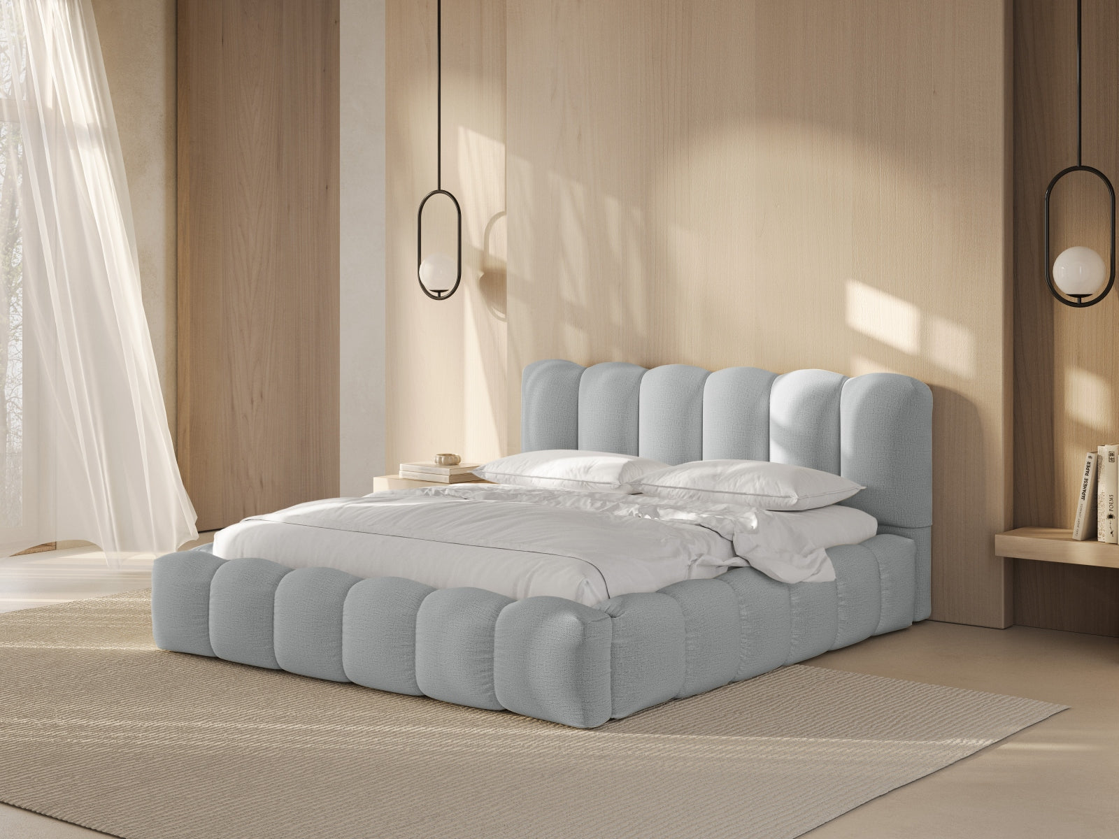Letto contenitore, "Lupine", 226x186x95