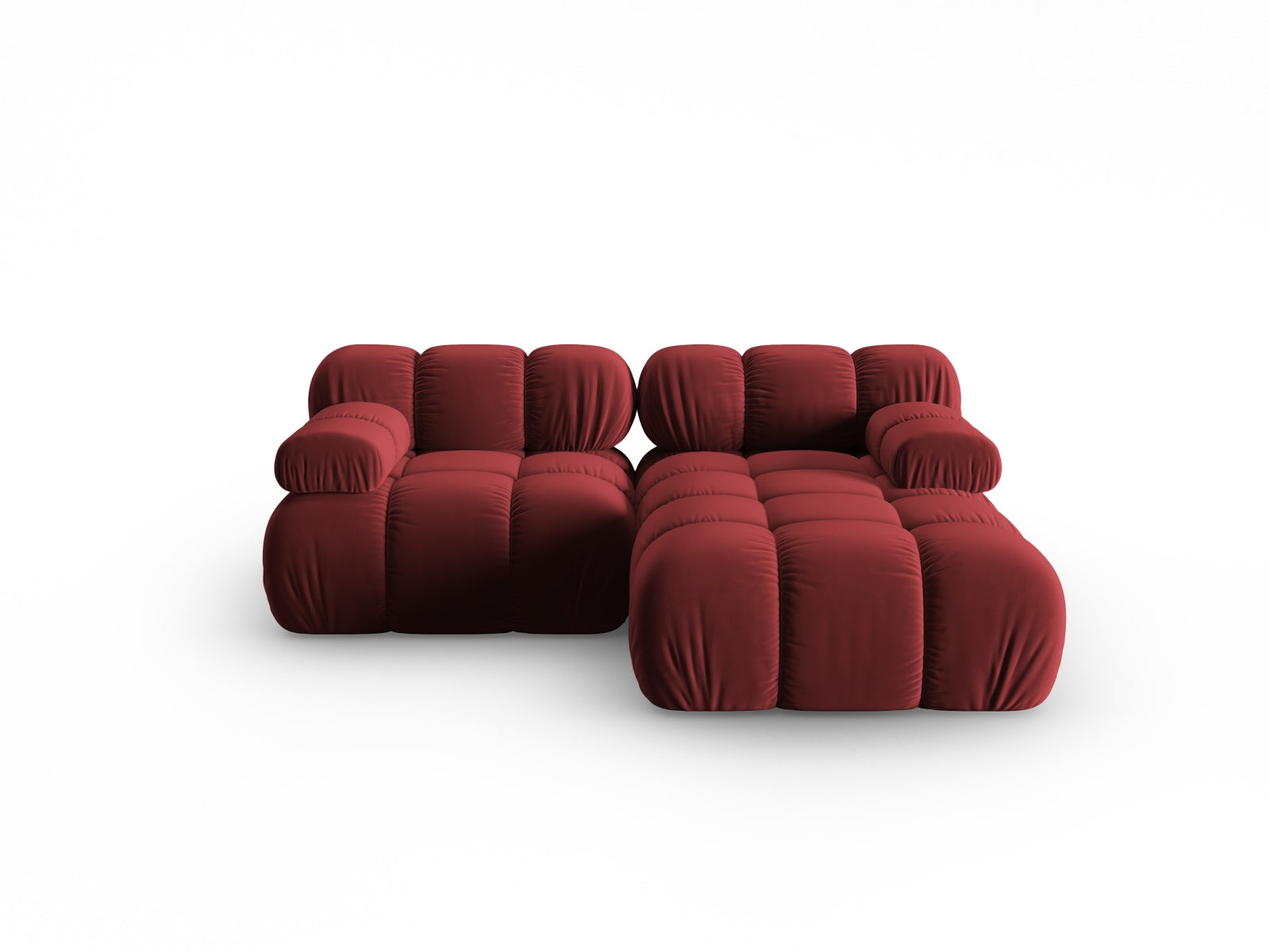 Divano angolare componibile con chaise longue , "Bellis", 3 posti, 188x155x70