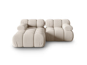 Divano angolare componibile con chaise longue , "Bellis", 3 posti, 188x155x70