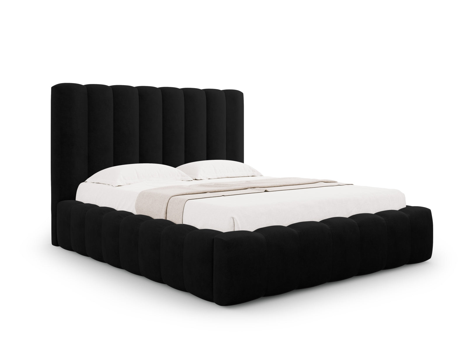 Letto contenitore con testiera, "Kelp", 230x225x125