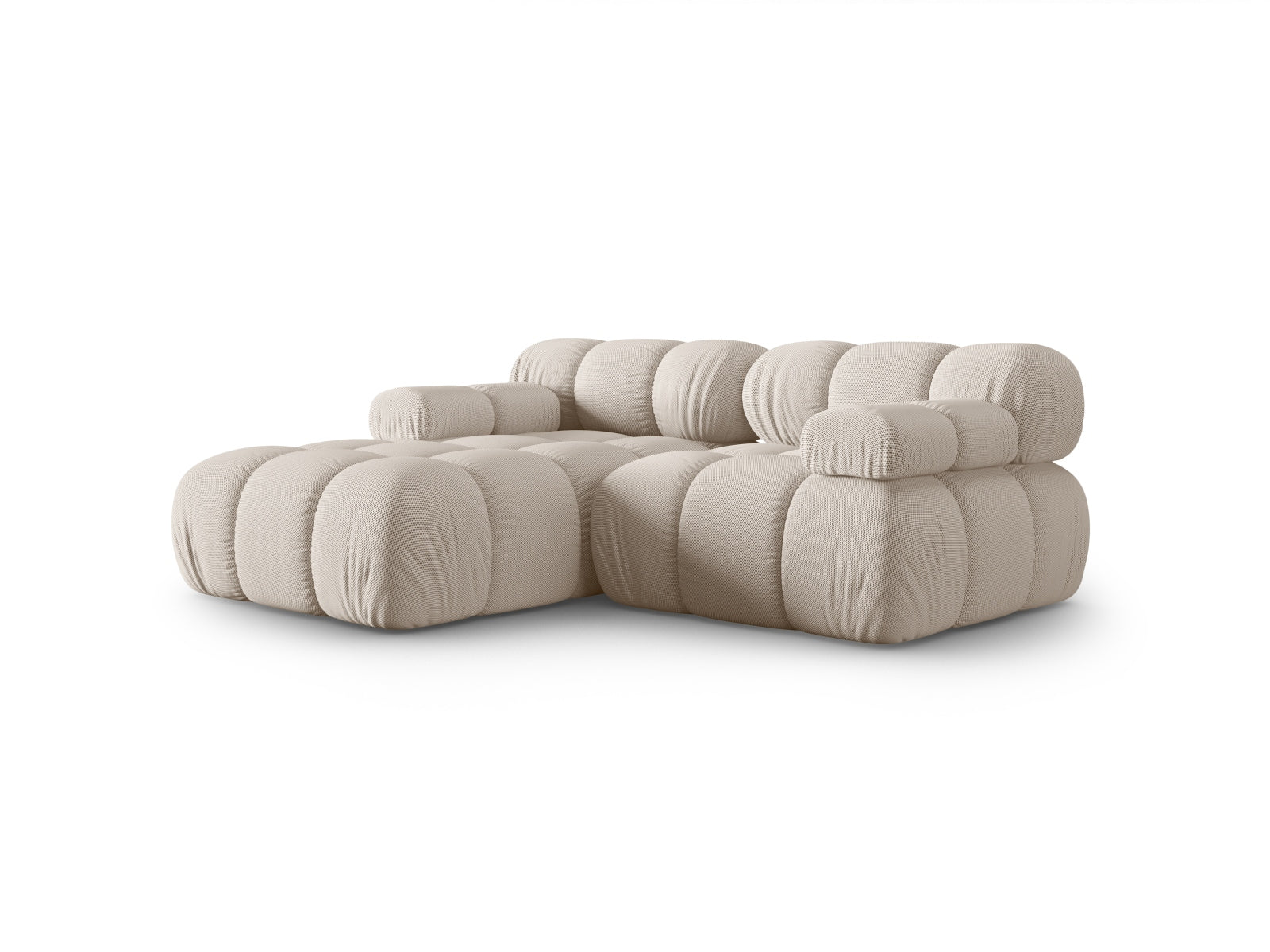 Divano angolare componibile con chaise longue , "Bellis", 3 posti, 188x155x70