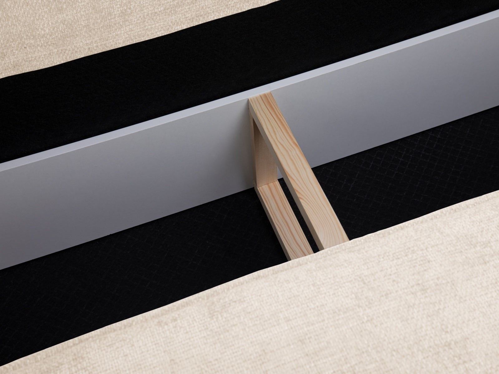Divano angolare con funzione letto e box, "Kaelle", 4 posti, 252x165x87