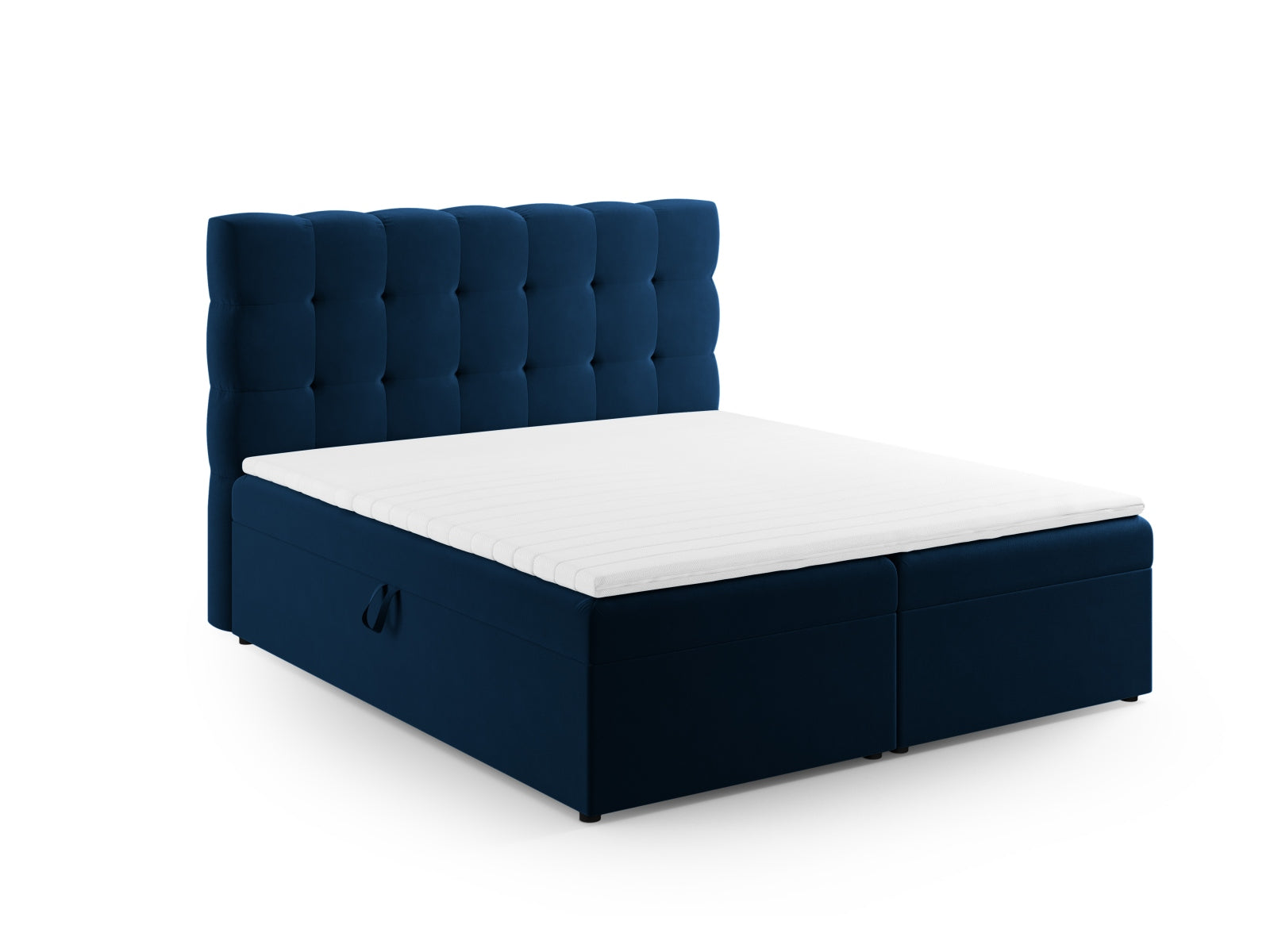 Letto: testiera + molle/materasso + coprimaterasso, "Mamaia", 210x160x125