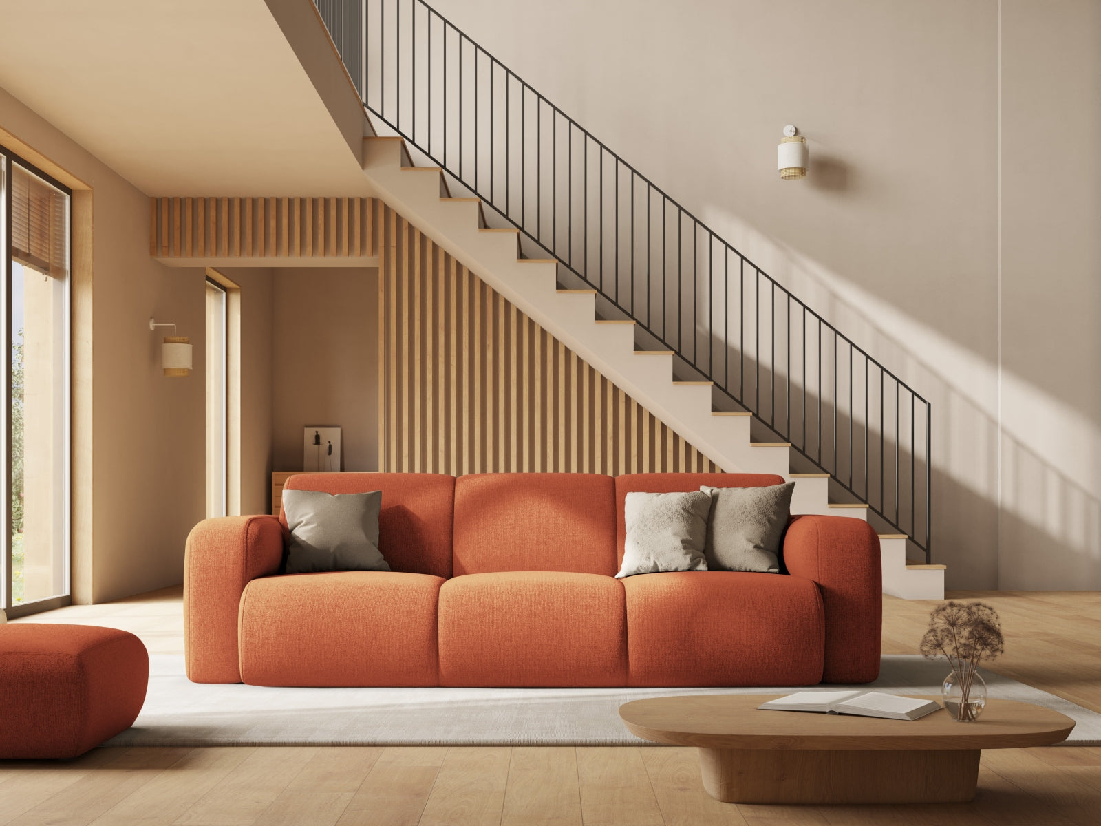 Pouf, "Molino", 1 Posto, 75x75x36