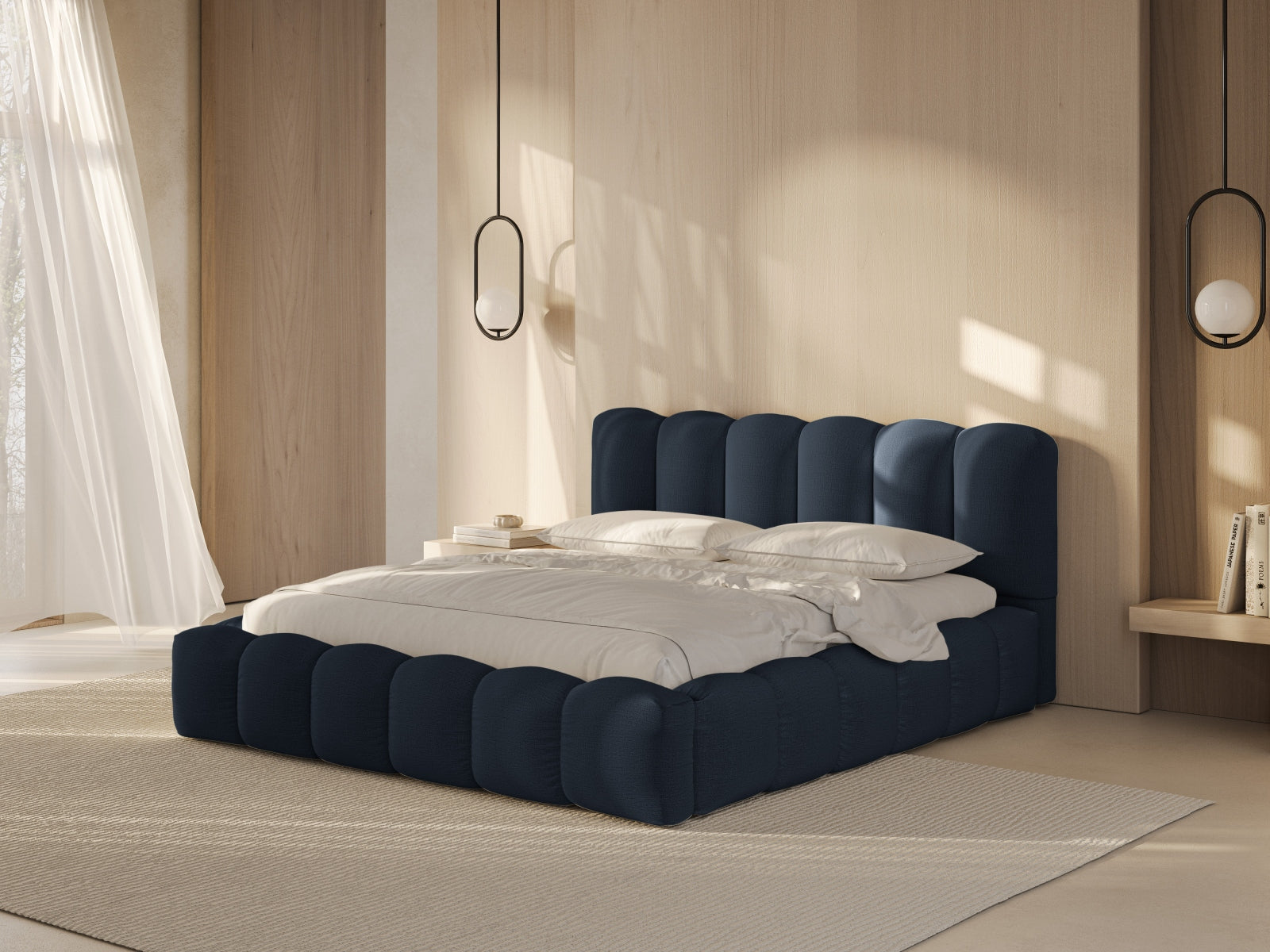 Letto contenitore, "Lupine", 226x206x95