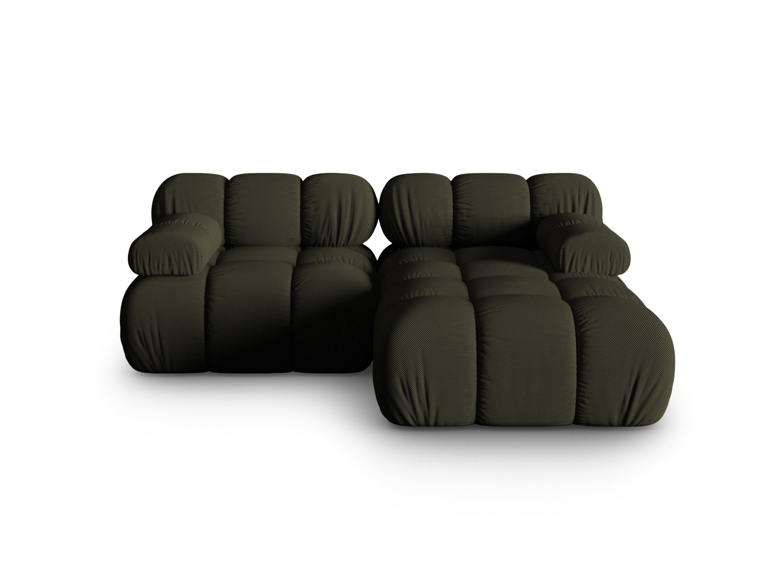 Divano angolare componibile con chaise longue , "Bellis", 3 posti, 188x155x70