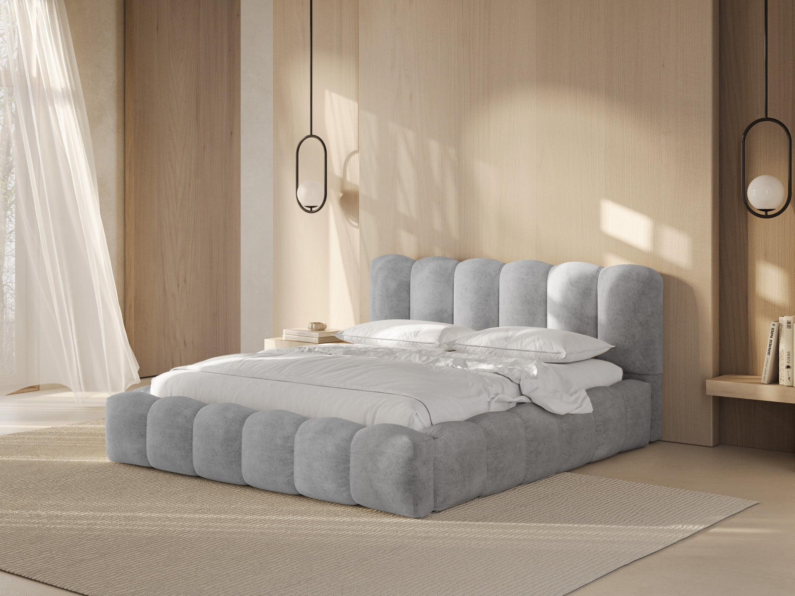 Letto contenitore, "Lupine", 226x186x95