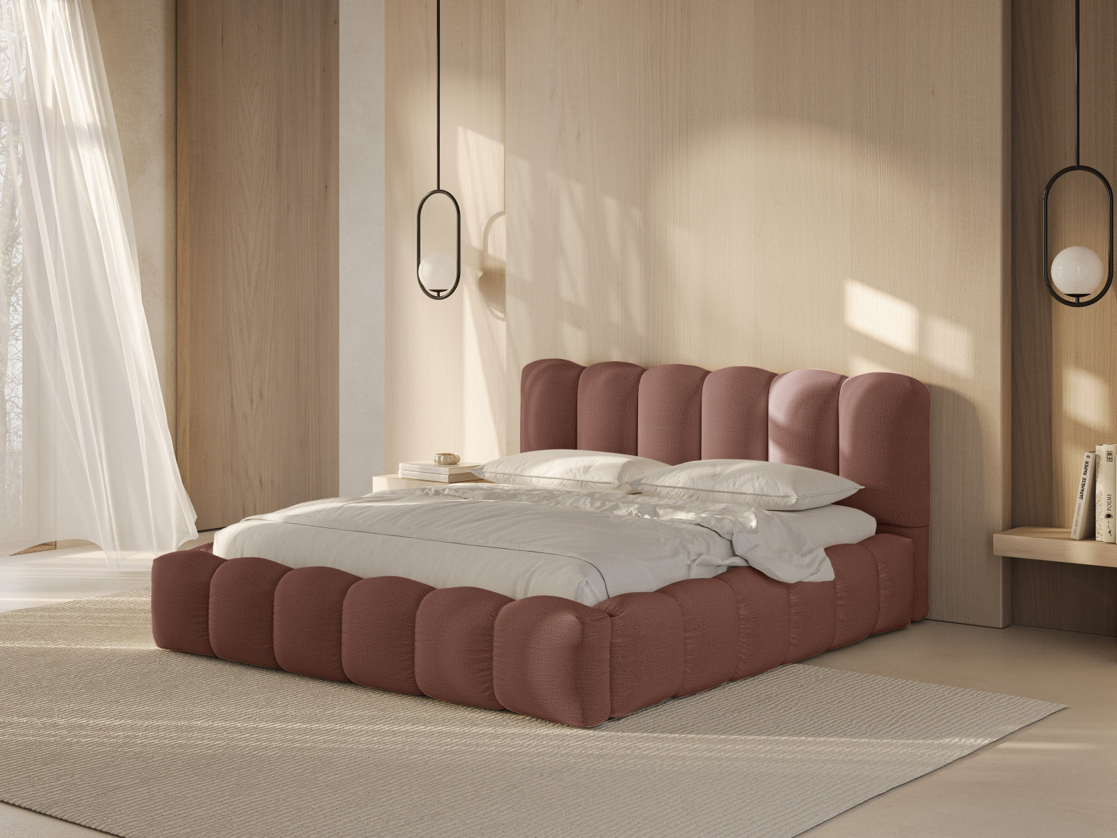 Letto contenitore, "Lupine", 226x206x95
