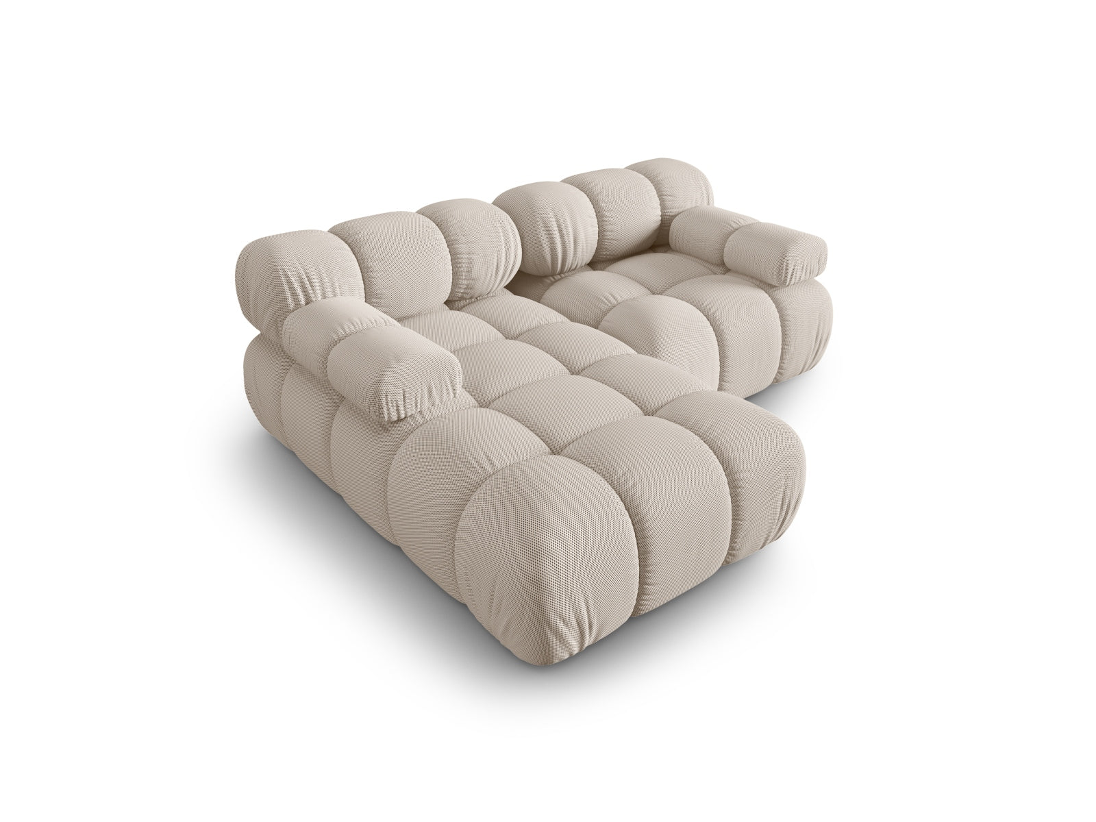 Divano angolare componibile con chaise longue , "Bellis", 3 posti, 188x155x70