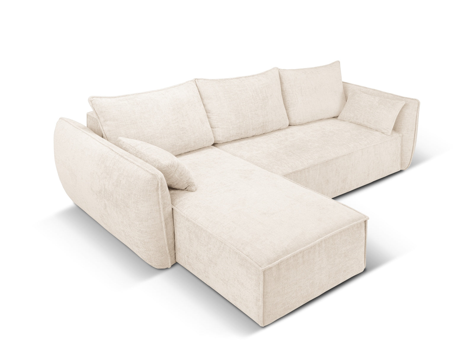 Divano angolare con funzione letto e box, "Kaelle", 4 posti, 252x165x87