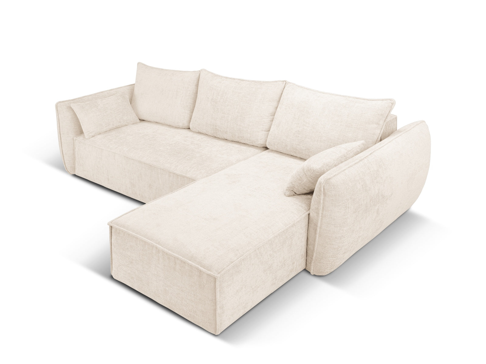 Divano angolare con funzione letto e box, "Kaelle", 4 posti, 252x165x87