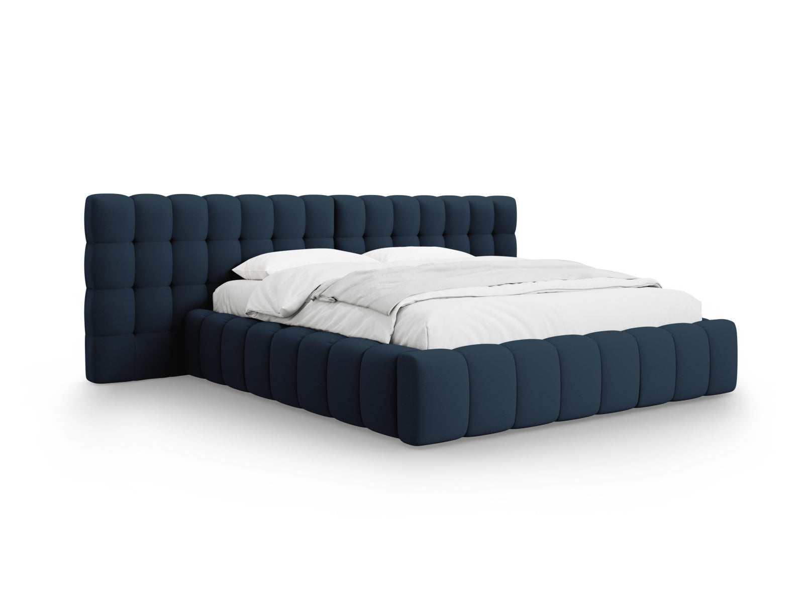 Letto contenitore con testiera doppia, "Mamaia", 230x300x100