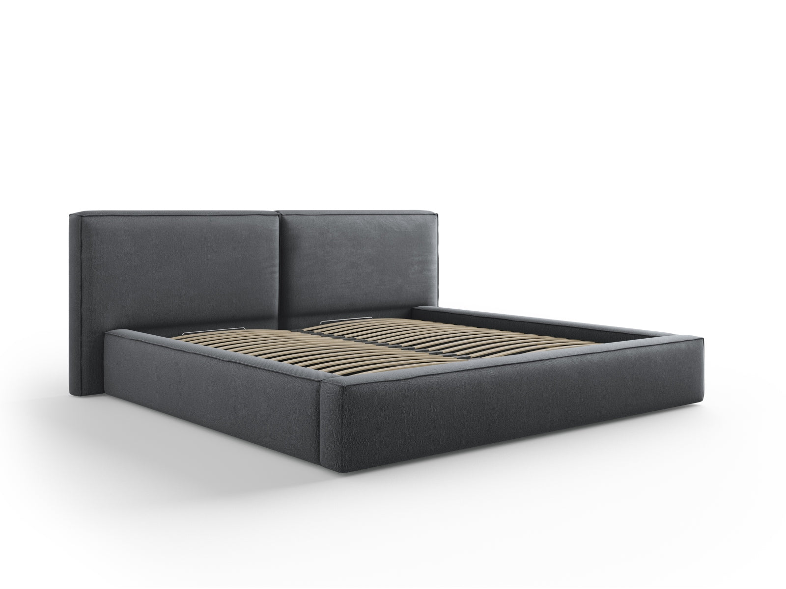 Letto contenitore con testiera doppia, "Jodie", 228x251x97,5