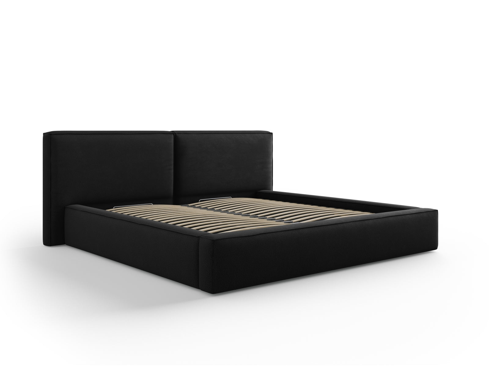 Letto contenitore con testiera doppia, "Jodie", 228x251x97,5