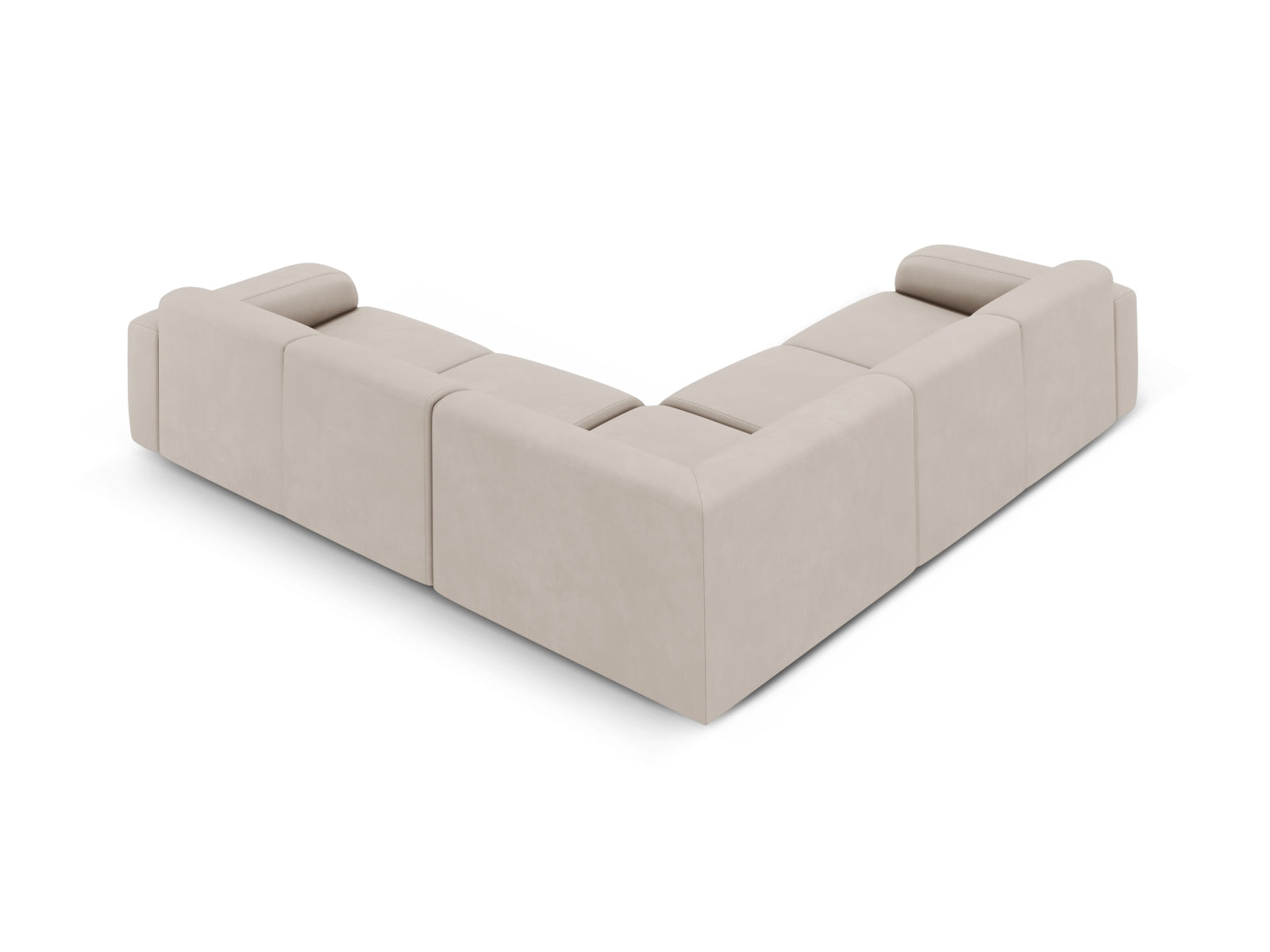 Divano angolare simmetrico, "Molino", 5 Posti, 252x252x75