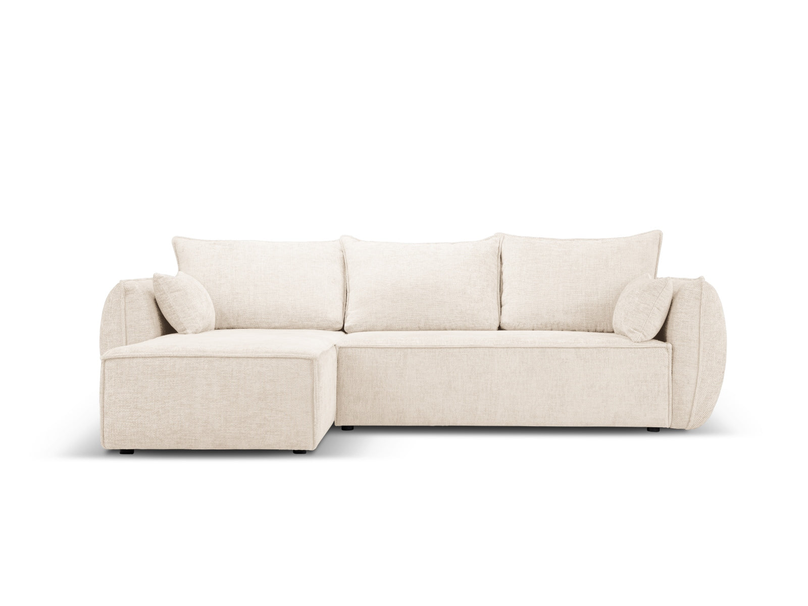 Divano angolare con funzione letto e box, "Kaelle", 4 posti, 252x165x87