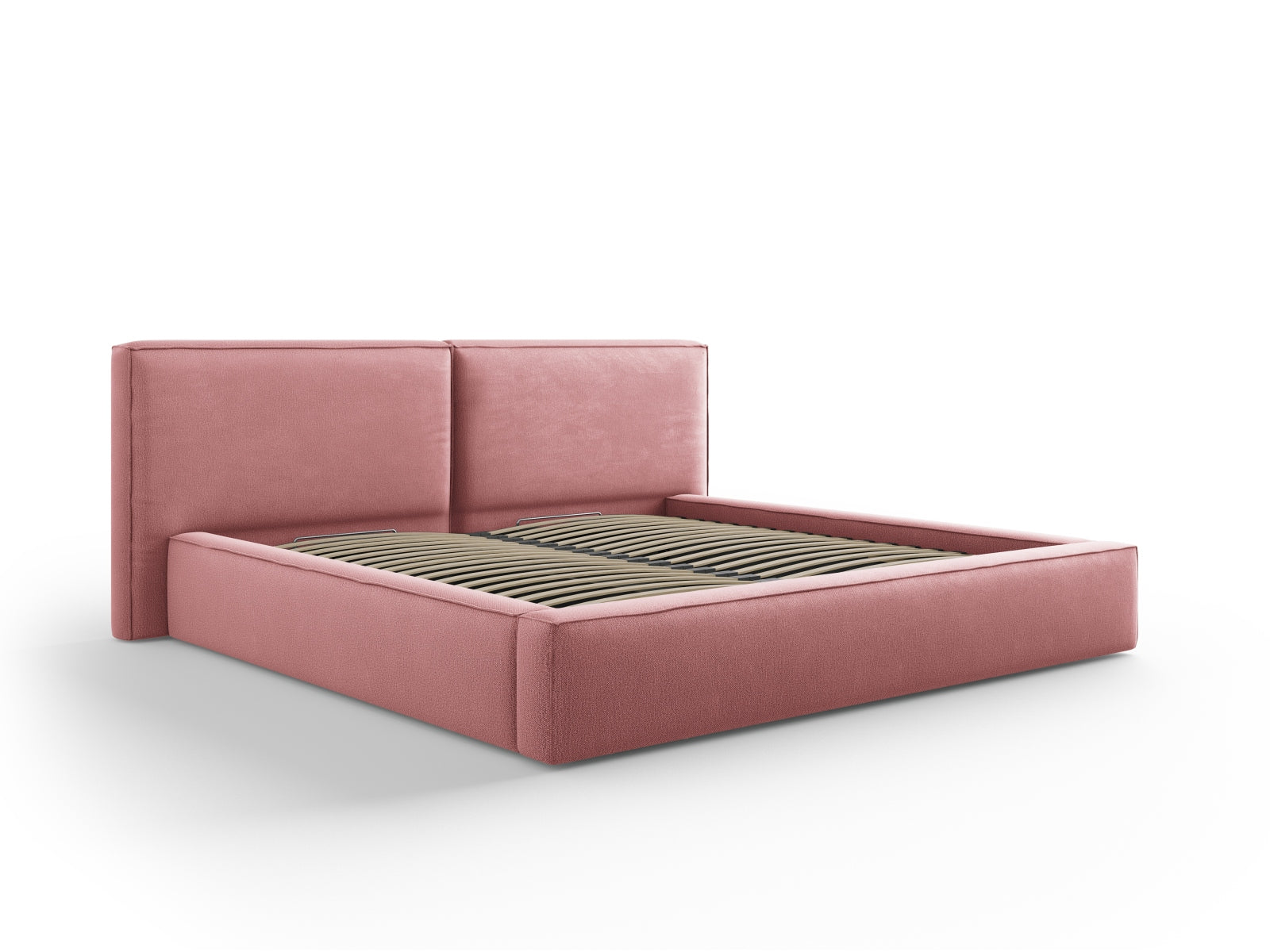 Letto contenitore con testiera doppia, "Jodie", 228x251x97,5