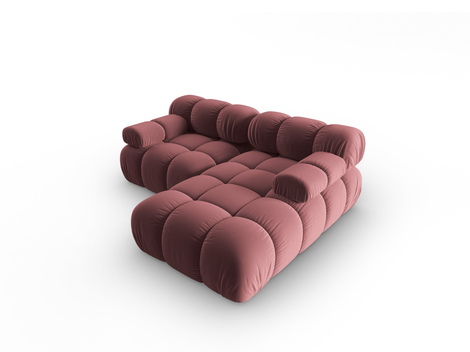 Divano angolare componibile con chaise longue , "Bellis", 3 posti, 188x155x70