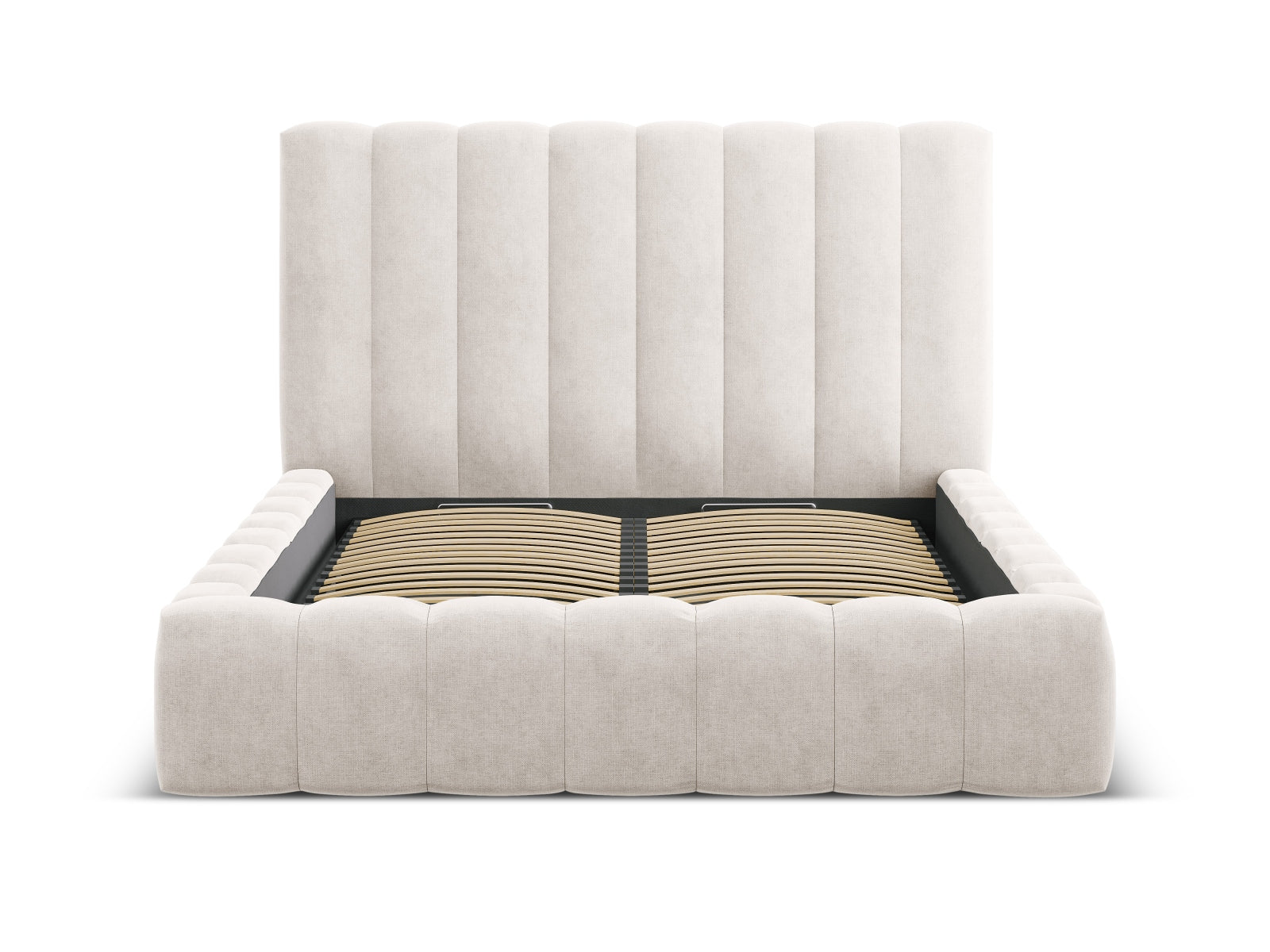 Letto contenitore con testiera, "Kelp", 230x205x125