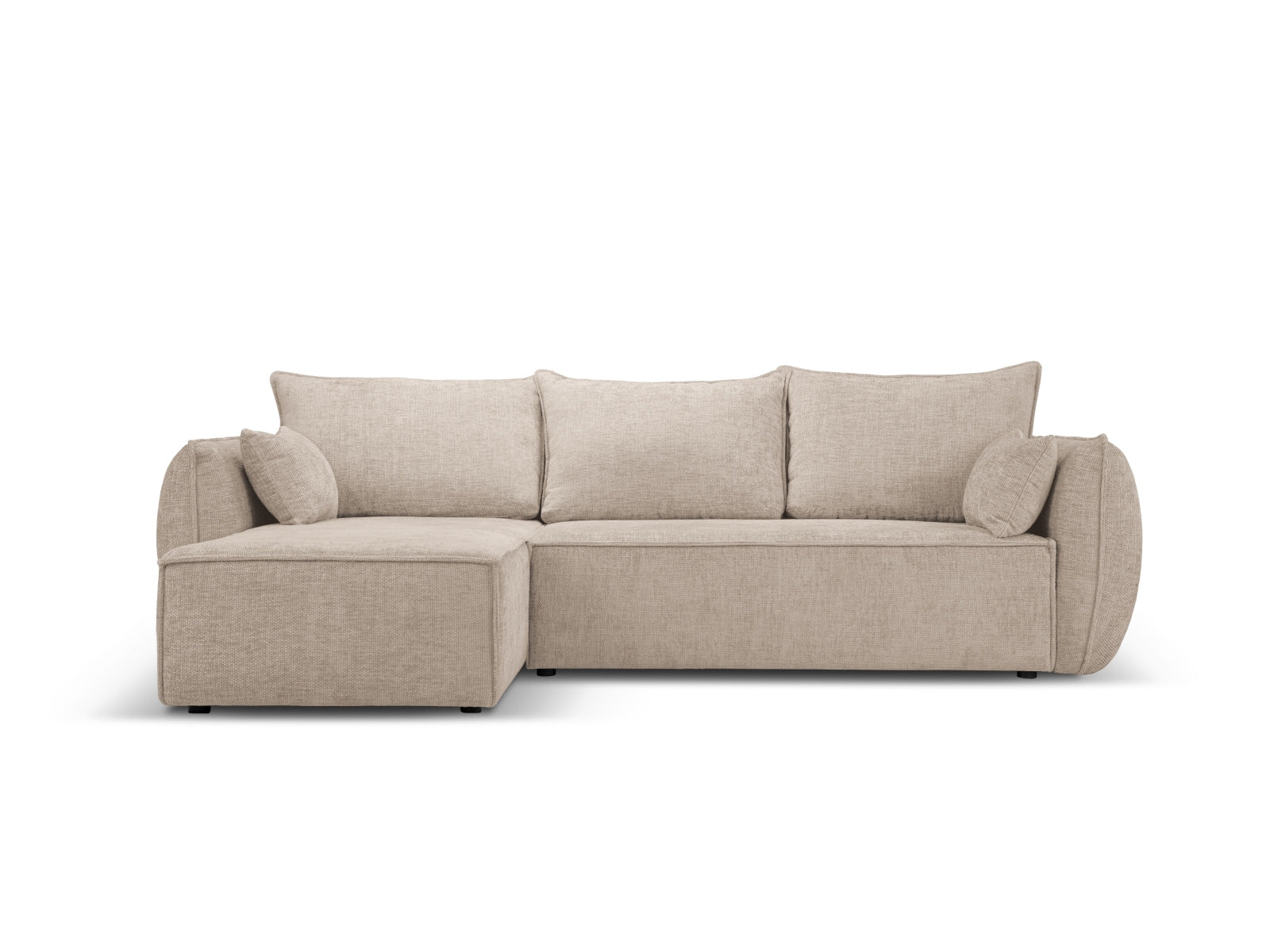 Divano angolare con funzione letto e box, "Kaelle", 4 posti, 252x165x87