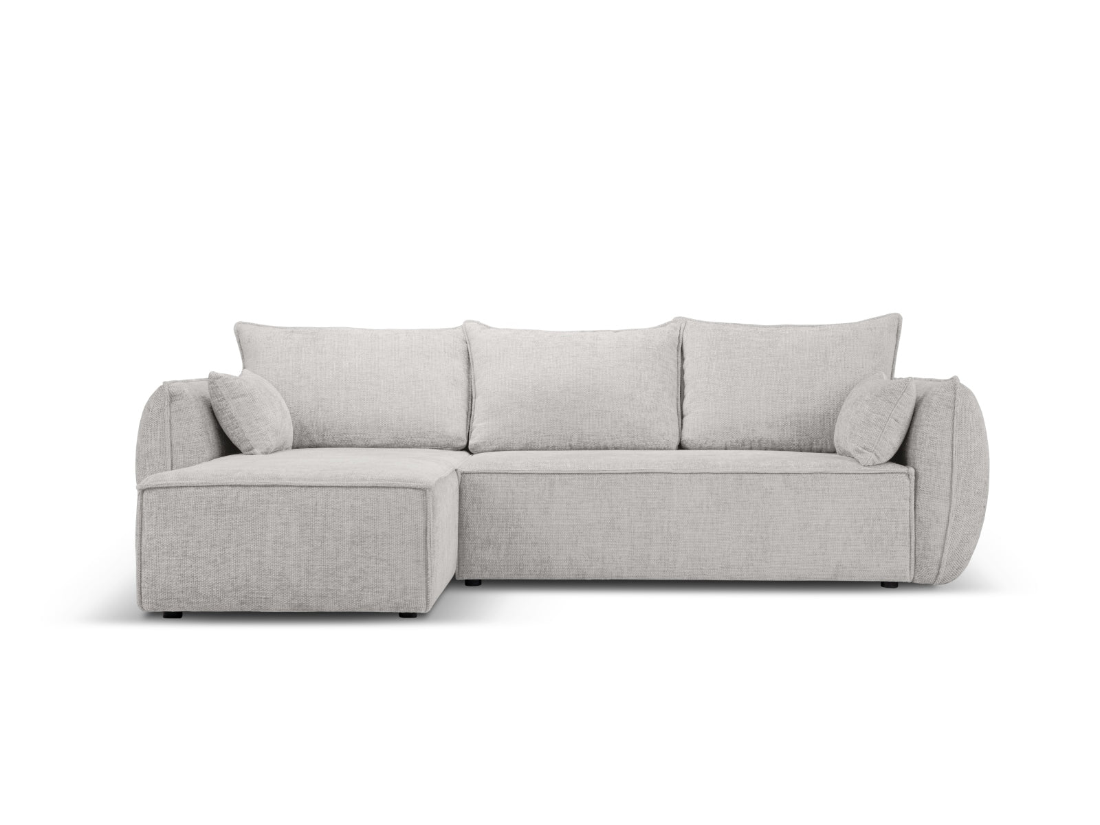 Divano angolare con funzione letto e box, "Kaelle", 4 posti, 252x165x87