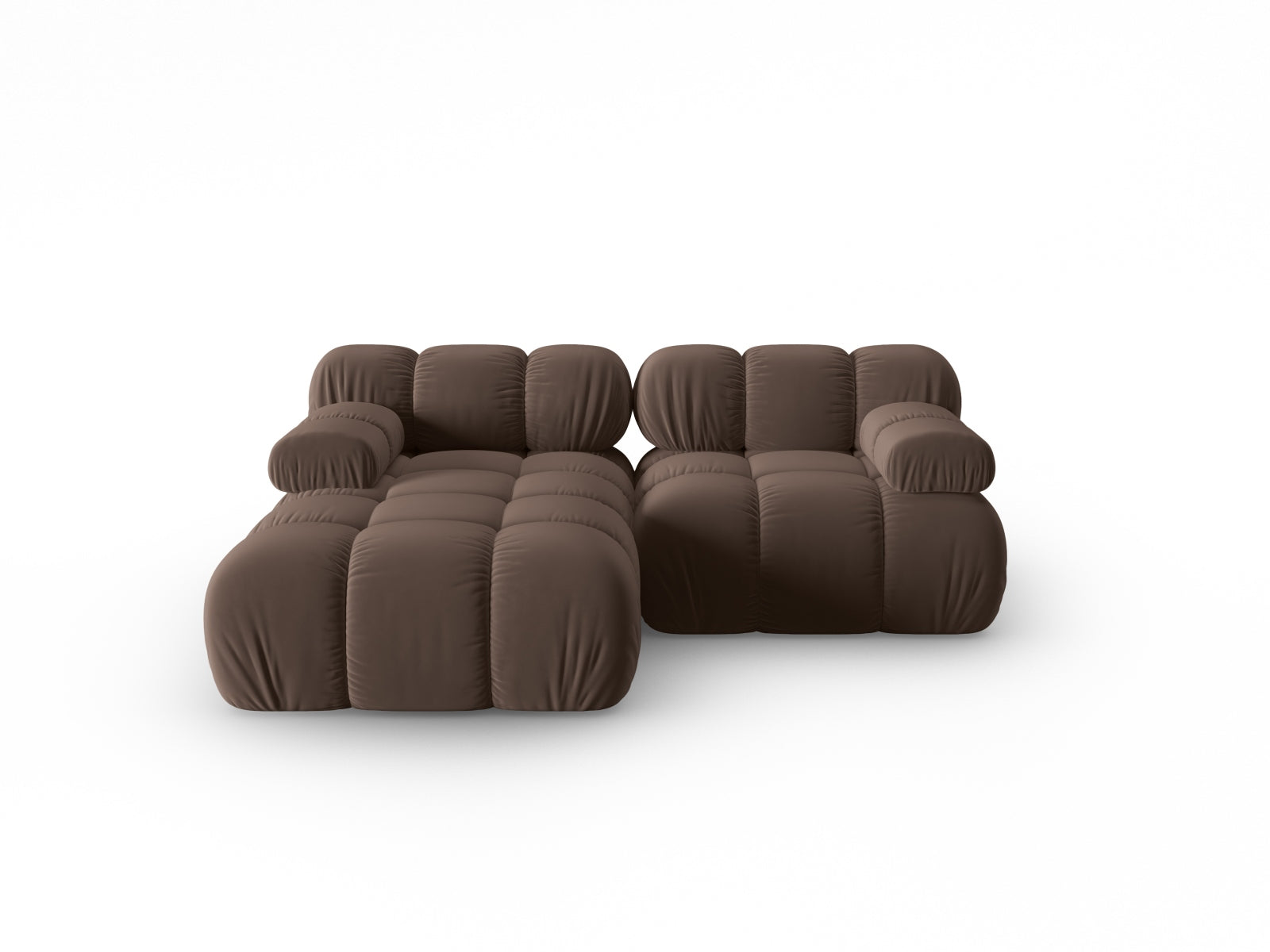 Divano angolare componibile con chaise longue , "Bellis", 3 posti, 188x155x70