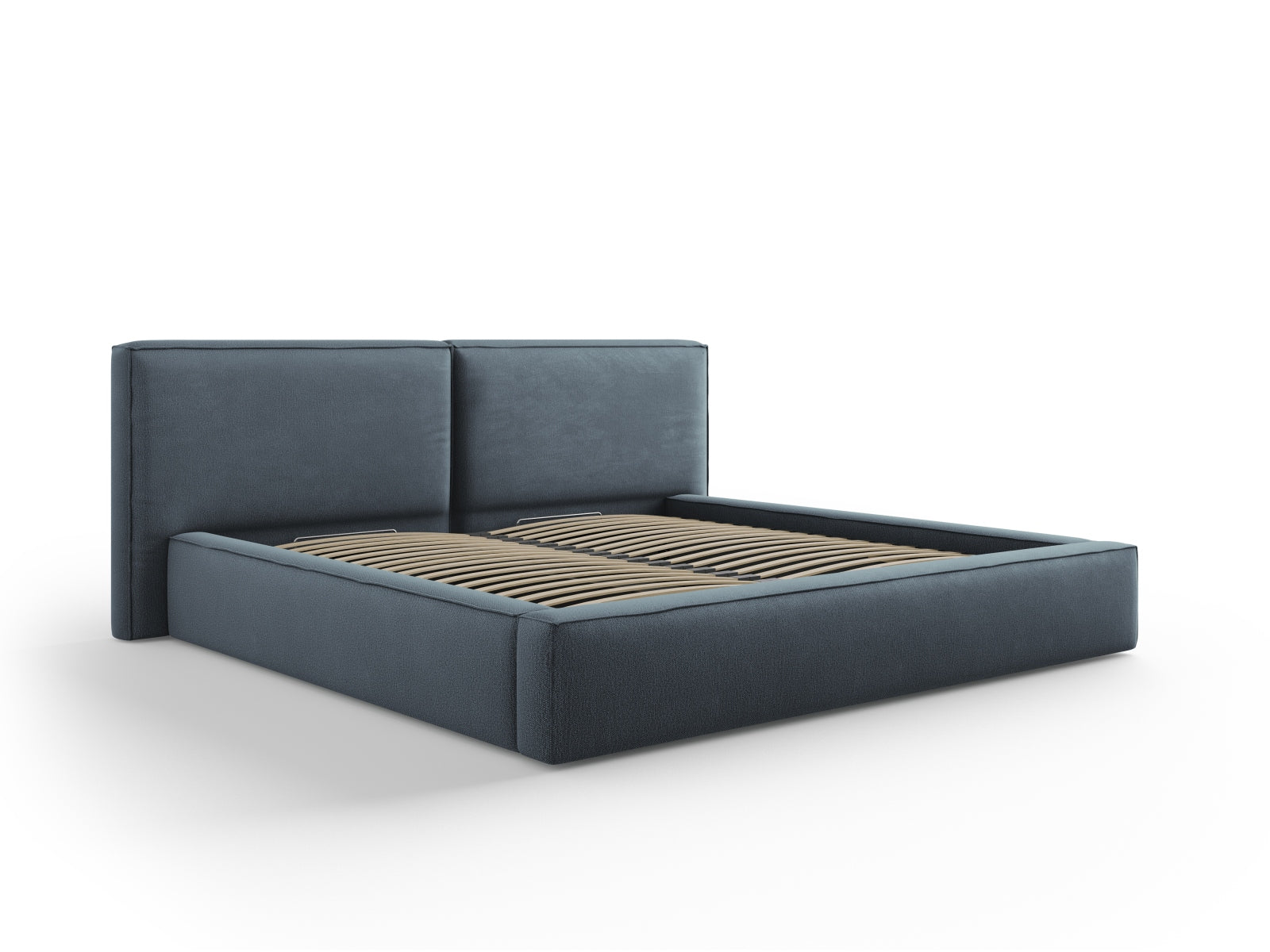 Letto contenitore con testiera doppia, "Jodie", 228x251x97,5