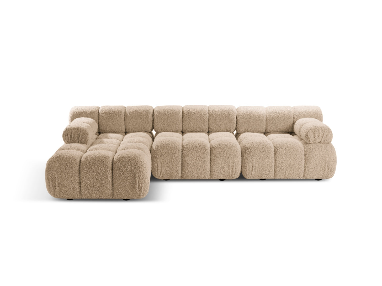 Divano angolare con chaise longue, "Bellis", 4 posti, 282x155x70