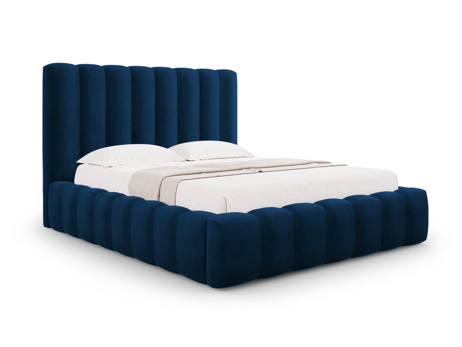 Letto contenitore con testiera, "Kelp", 230x205x125