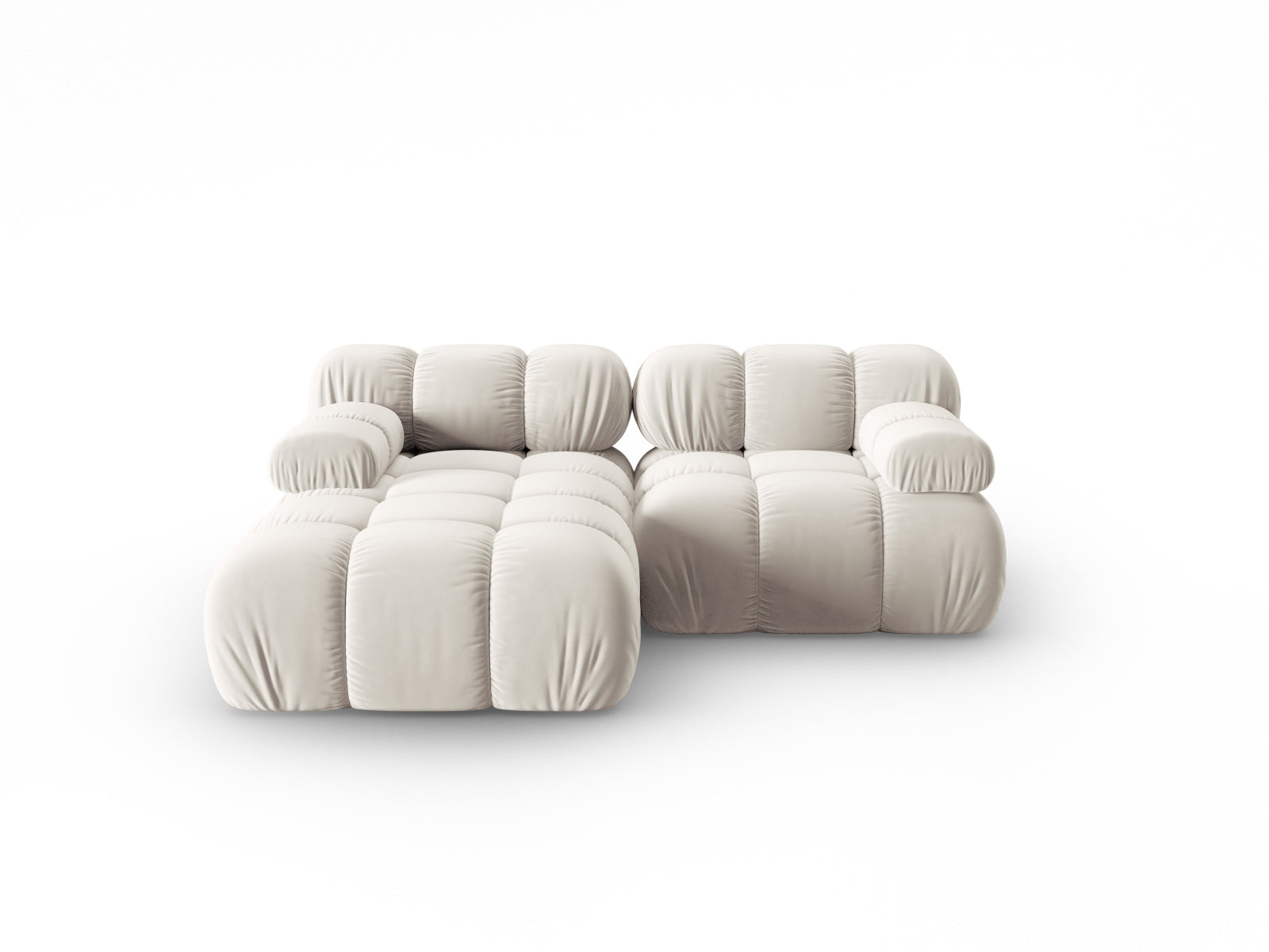 Divano angolare componibile con chaise longue , "Bellis", 3 posti, 188x155x70
