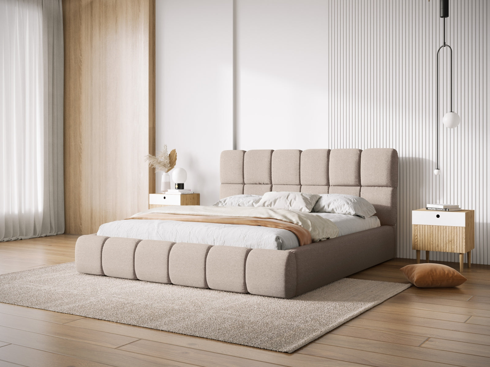 Letto contenitore, "Bellis", 220x160x100