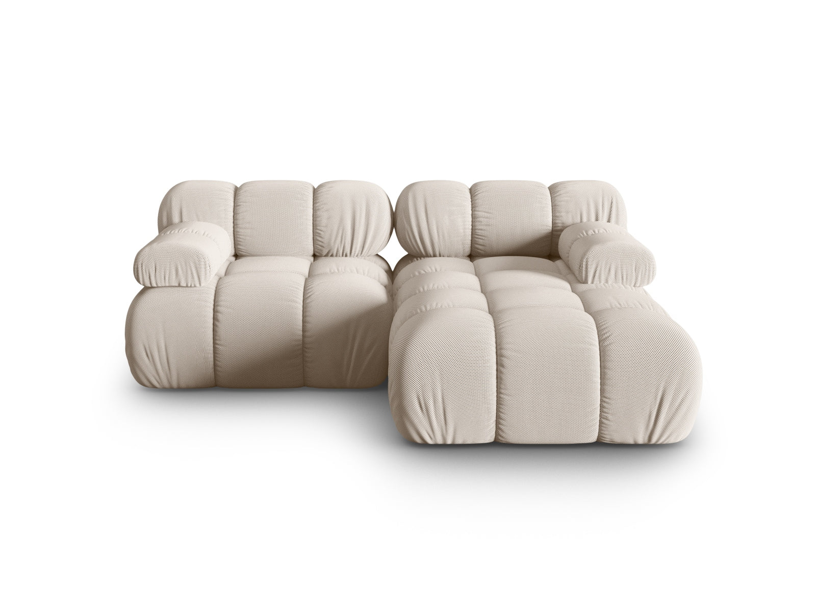 Divano angolare componibile con chaise longue , "Bellis", 3 posti, 188x155x70